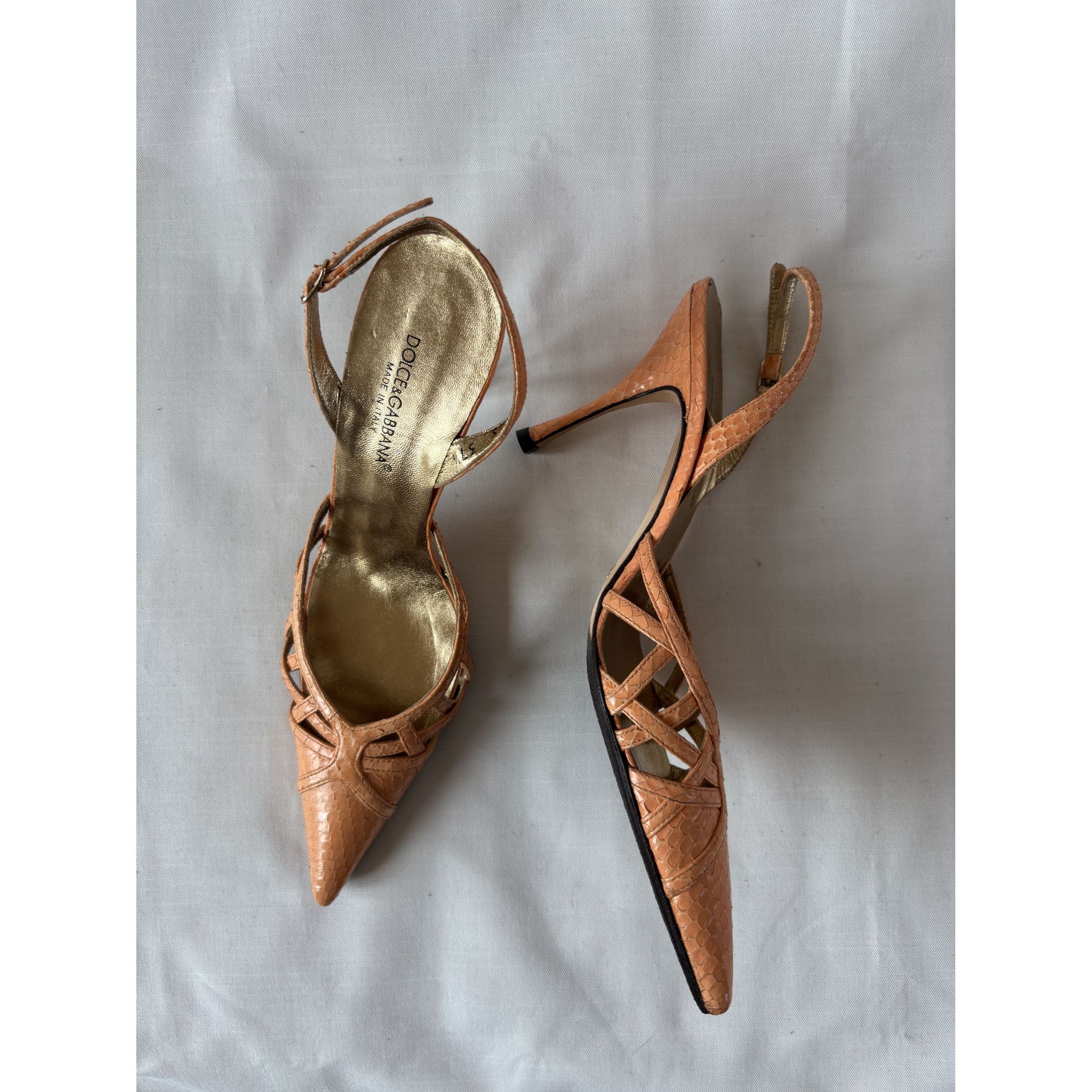Dolce & Gabbana Slingbacks Dolce & Gabbana Size US 4.5 / IT 34.5 - 6 Thumbnail