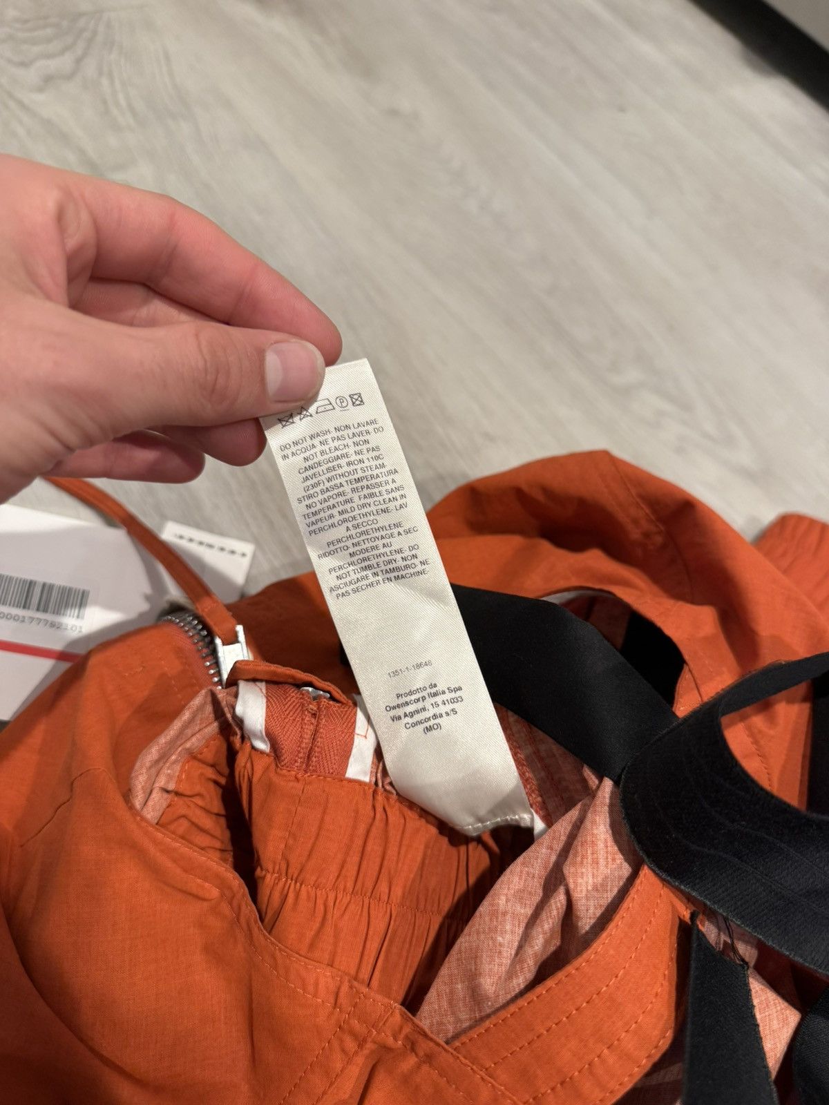 Rick Owens Drkshdw s/s 2023 lightweight cotton nwt bodybag flightsuit!! Size US 28 / EU 44 - 11 Thumbnail