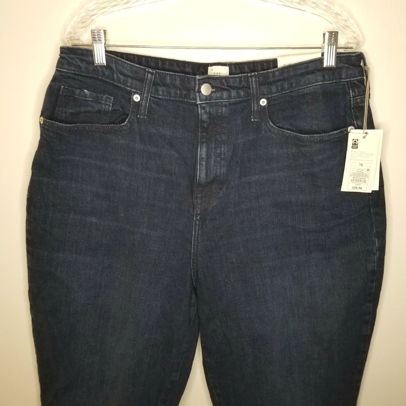 Vintage A New Day Jeans Bootcut Blue Size 16 Regular Womens 27in Inseam 35in Waist NWT Women's Jeans Size 38" / US 16 / IT 52 - 2 Thumbnail