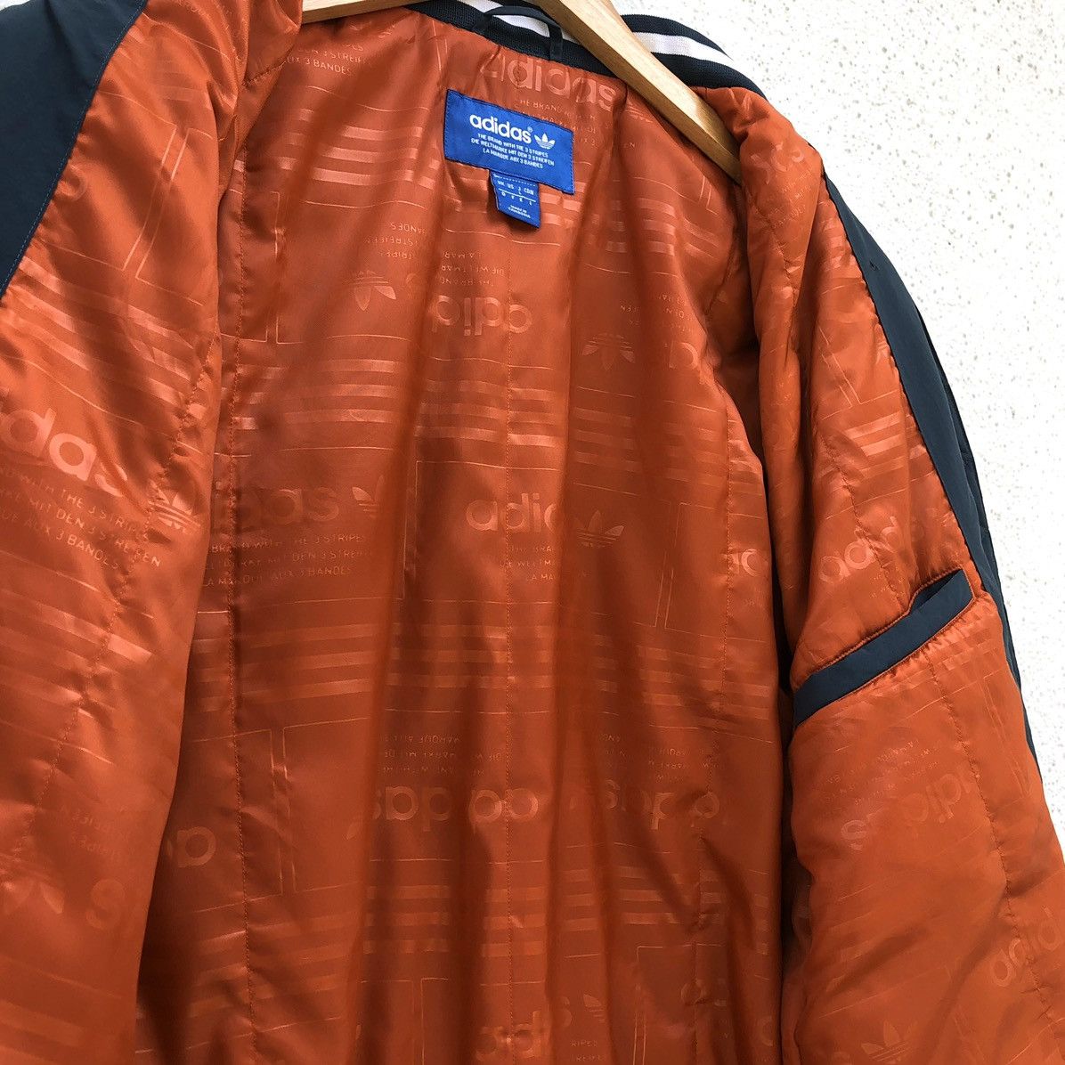 Adidas Adidas Originals Trefoil Padded MA-1 Style Jacket Size US M / EU 48-50 / 2 - 12 Thumbnail