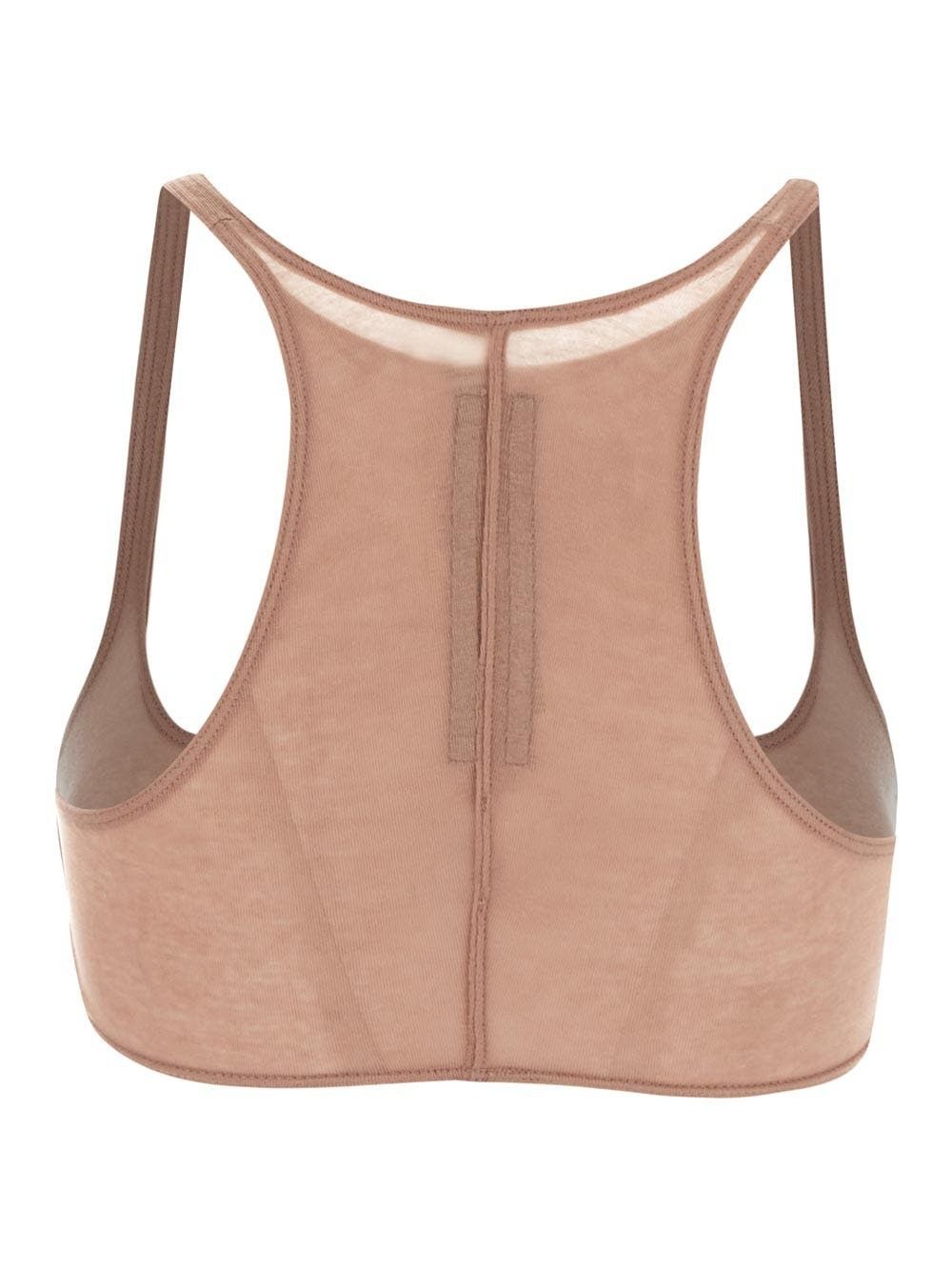 Rick Owens o1y0126 Crop Top in Blush Size S / US 4 / IT 40 - 2 Thumbnail