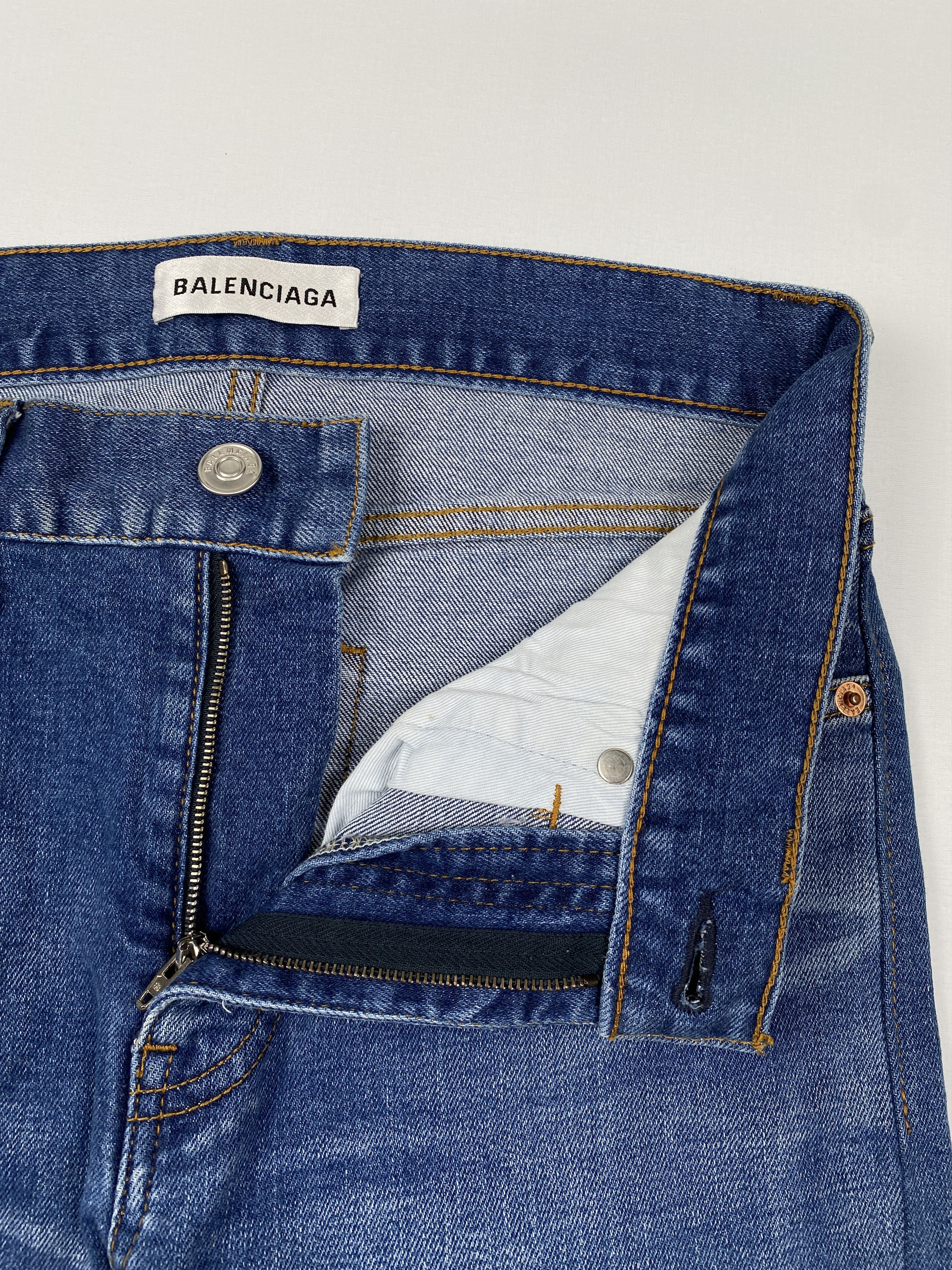 Balenciaga F/W 2017 Ripped Skinny Jeans Size US 29 - 7 Thumbnail