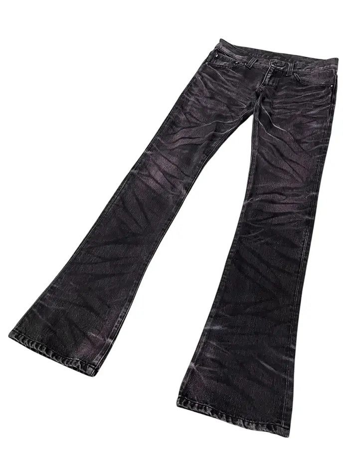 Tornado Mart Vintage Tornado Mart Clawmark tiger Flare Denim (W27) Size US 27 - 5 Thumbnail