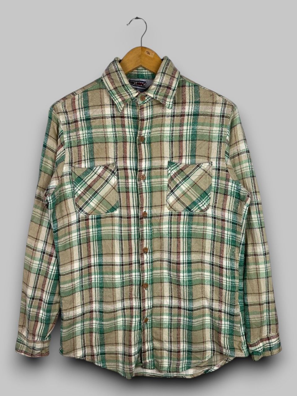 Big Mac vintage big mac checkered flannel shirt nice design Size US M / EU 48-50 / 2 - 1 Thumbnail