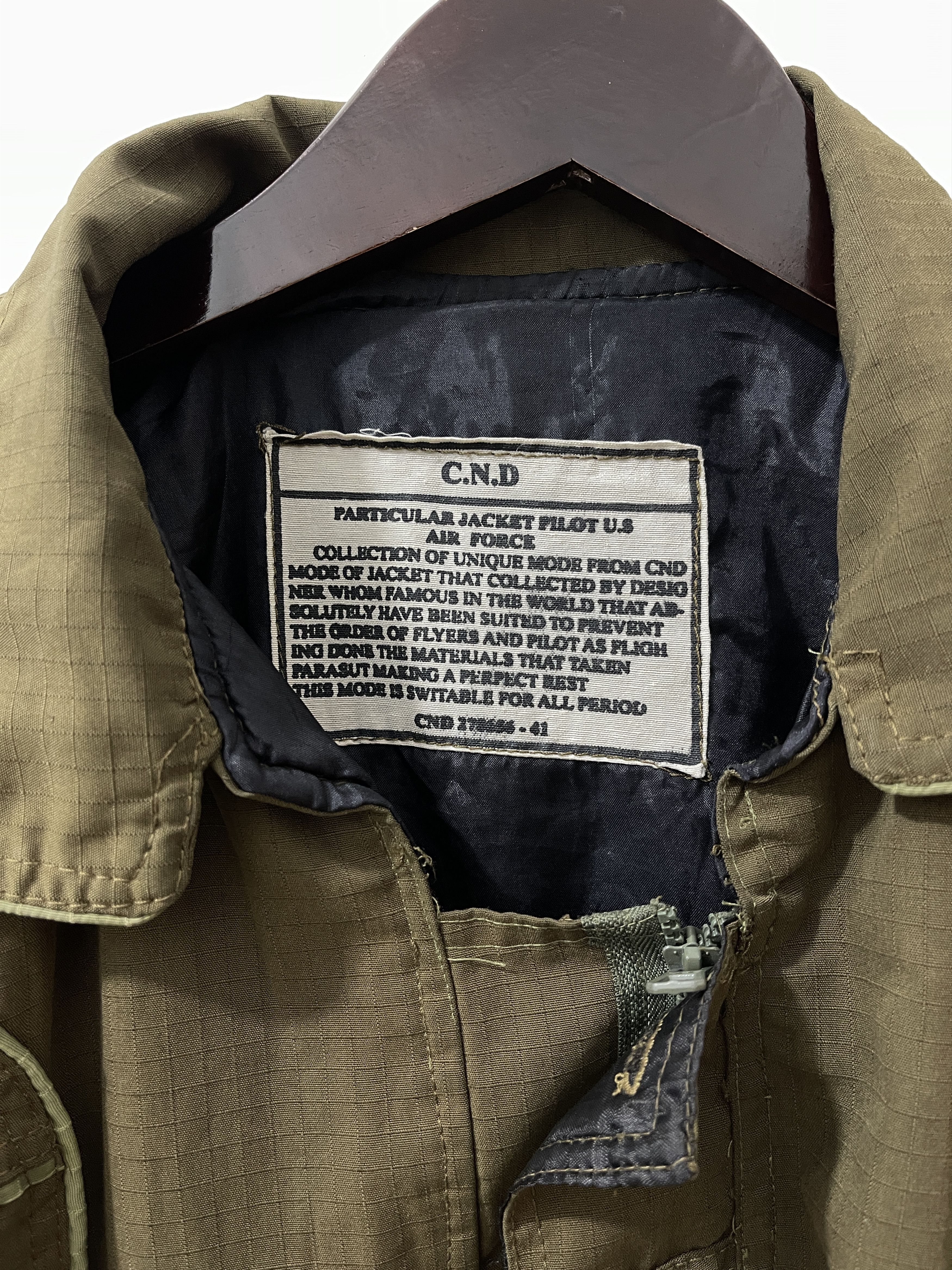Vintage Vintage C.N.D Pilot Thrashed Utility Tanker Jacket Size US L / EU 52-54 / 3 - 6 Thumbnail