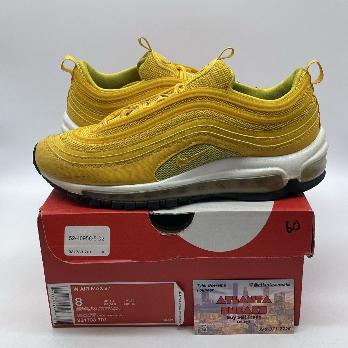 Nike Wmns air max 97 mustard Size US 8 / EU 41 - 1 Thumbnail