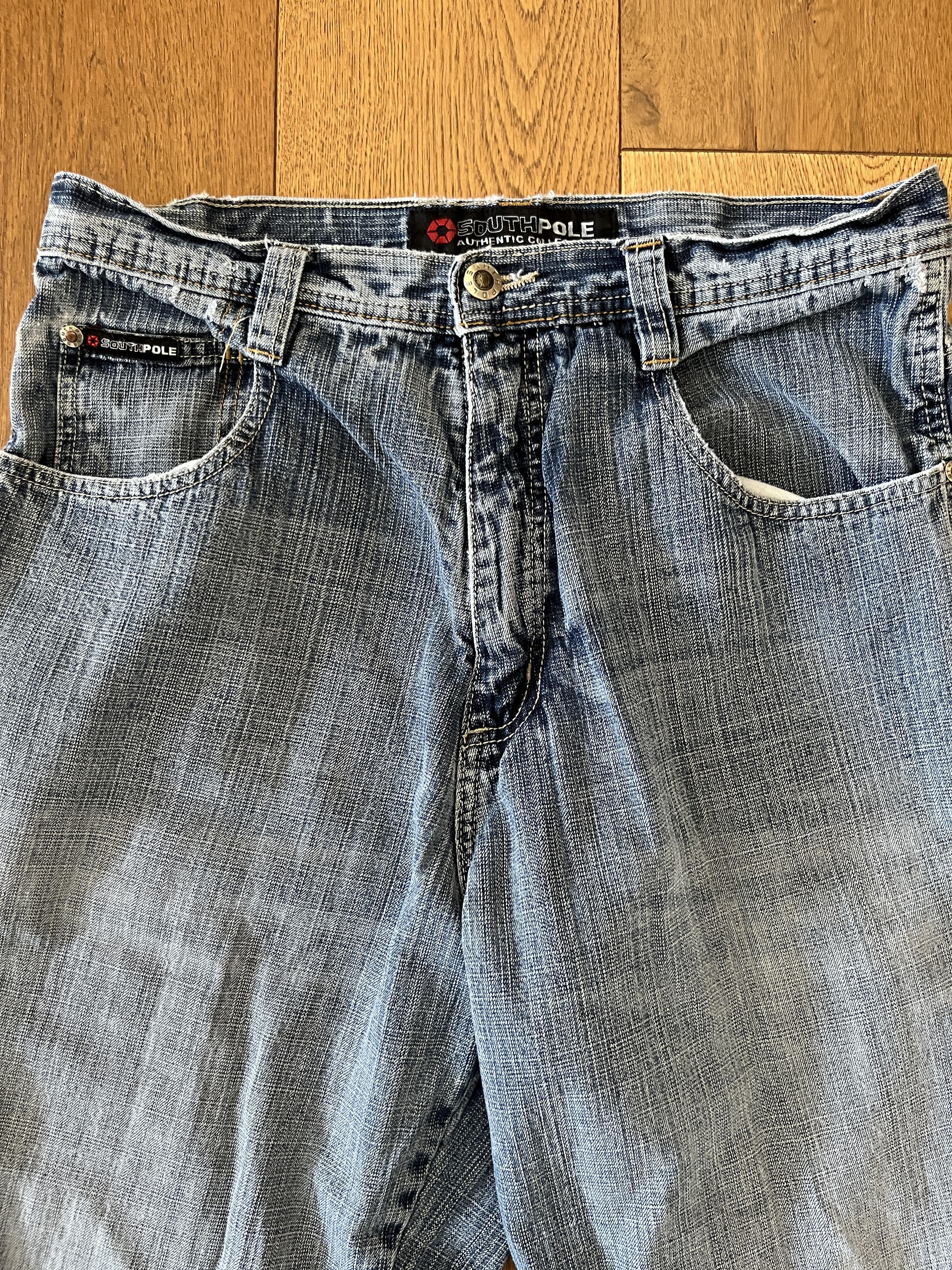 Southpole Vintage Y2K Southpole Authentic Baggy Wide Leg Jeans 34 Size US 34 / EU 50 - 2 Thumbnail
