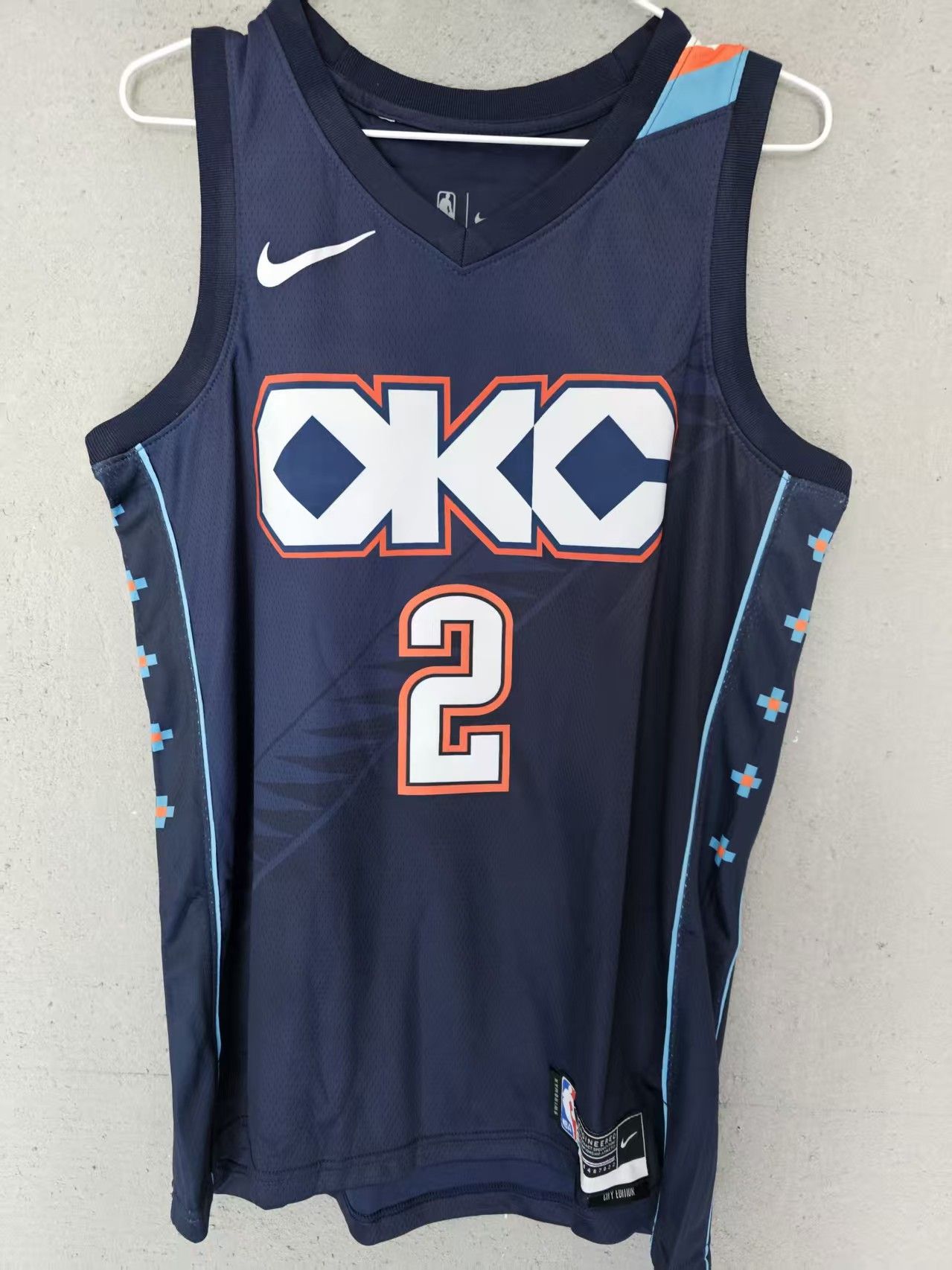 NBA 25 26 Oklahoma City Thunder 2 Gilgeous-Alexander Jersey Size US XL / EU 56 / 4 - 2 Thumbnail