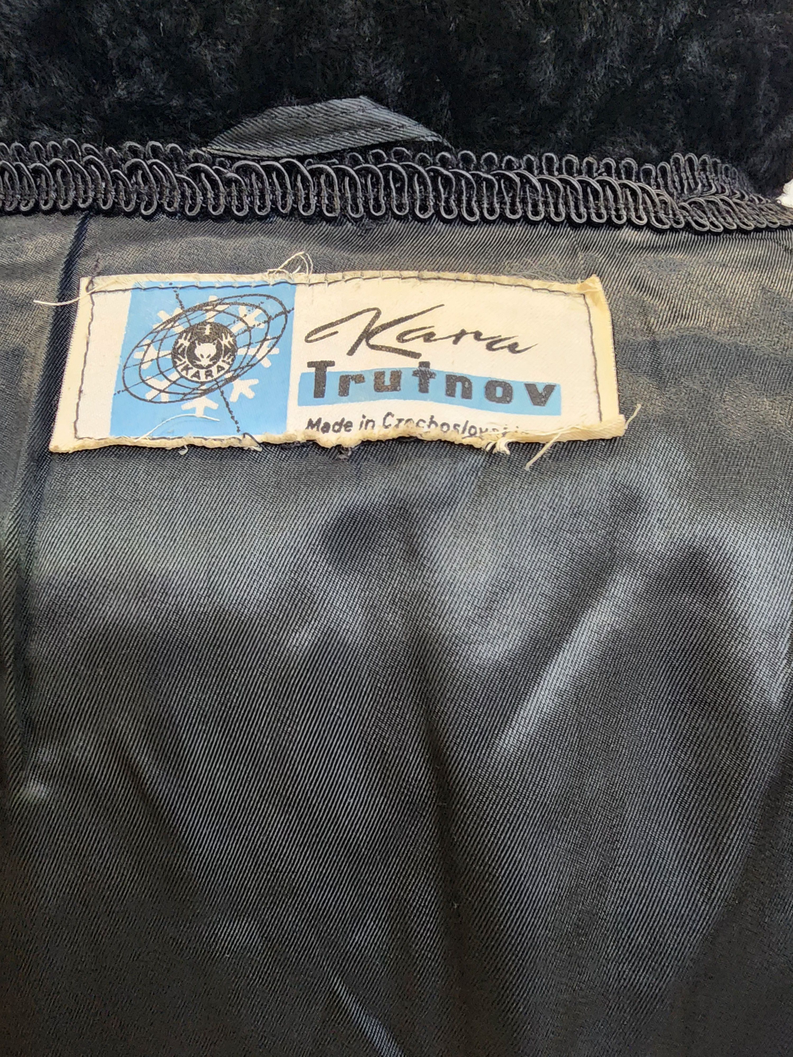 Other Black warm women's sheepskin coat. Size L / US 10 / IT 46 - 8 Thumbnail