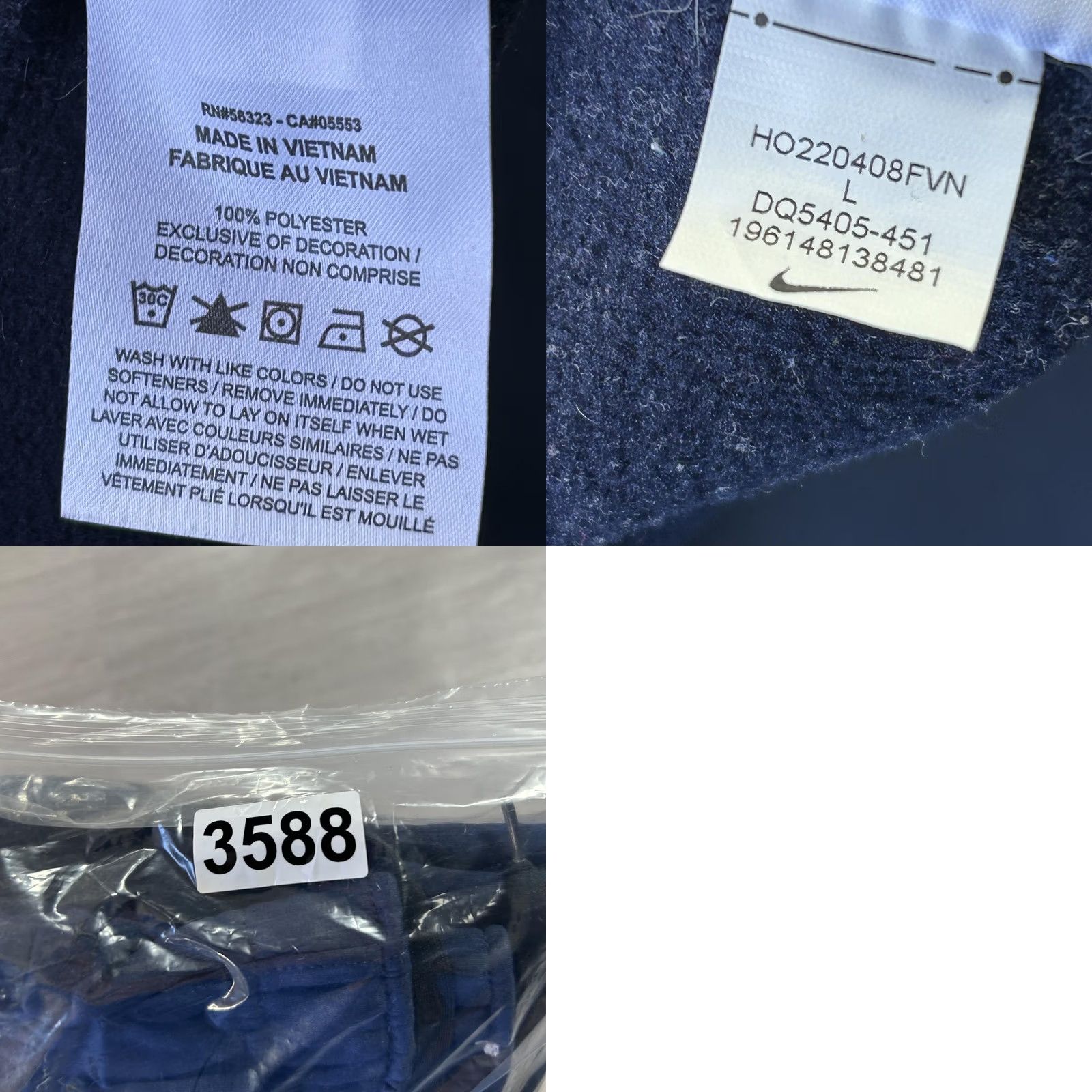 Nike Nike Therma-FIT Sweatpants Mens Large Blue Jogger Pants DQ5405-451 Size US 33 - 9 Thumbnail