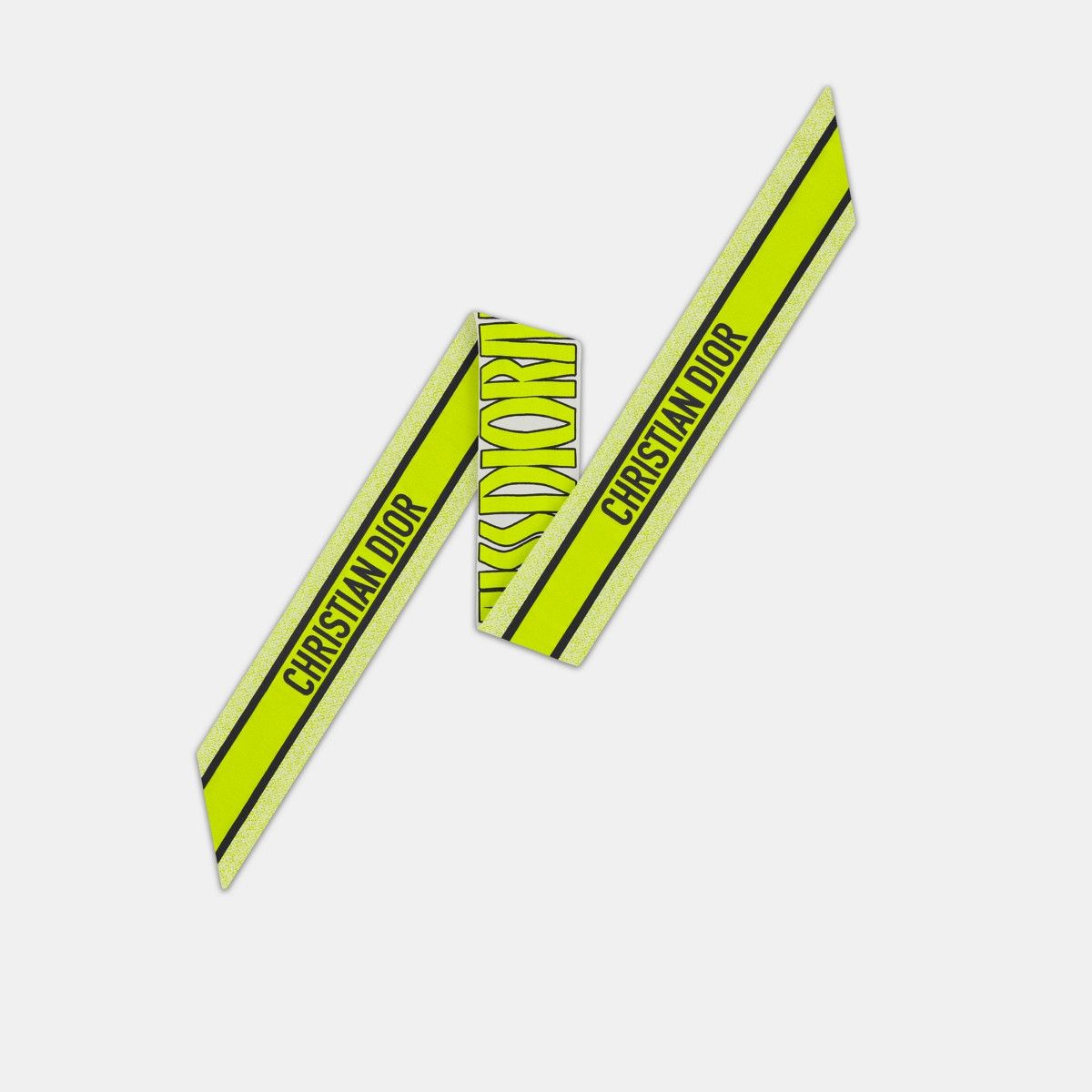 Dior o1bcso1str0226 Size:OS/Allover Mitzah Scarf in White/Yellow Size ONE SIZE - 3 Thumbnail