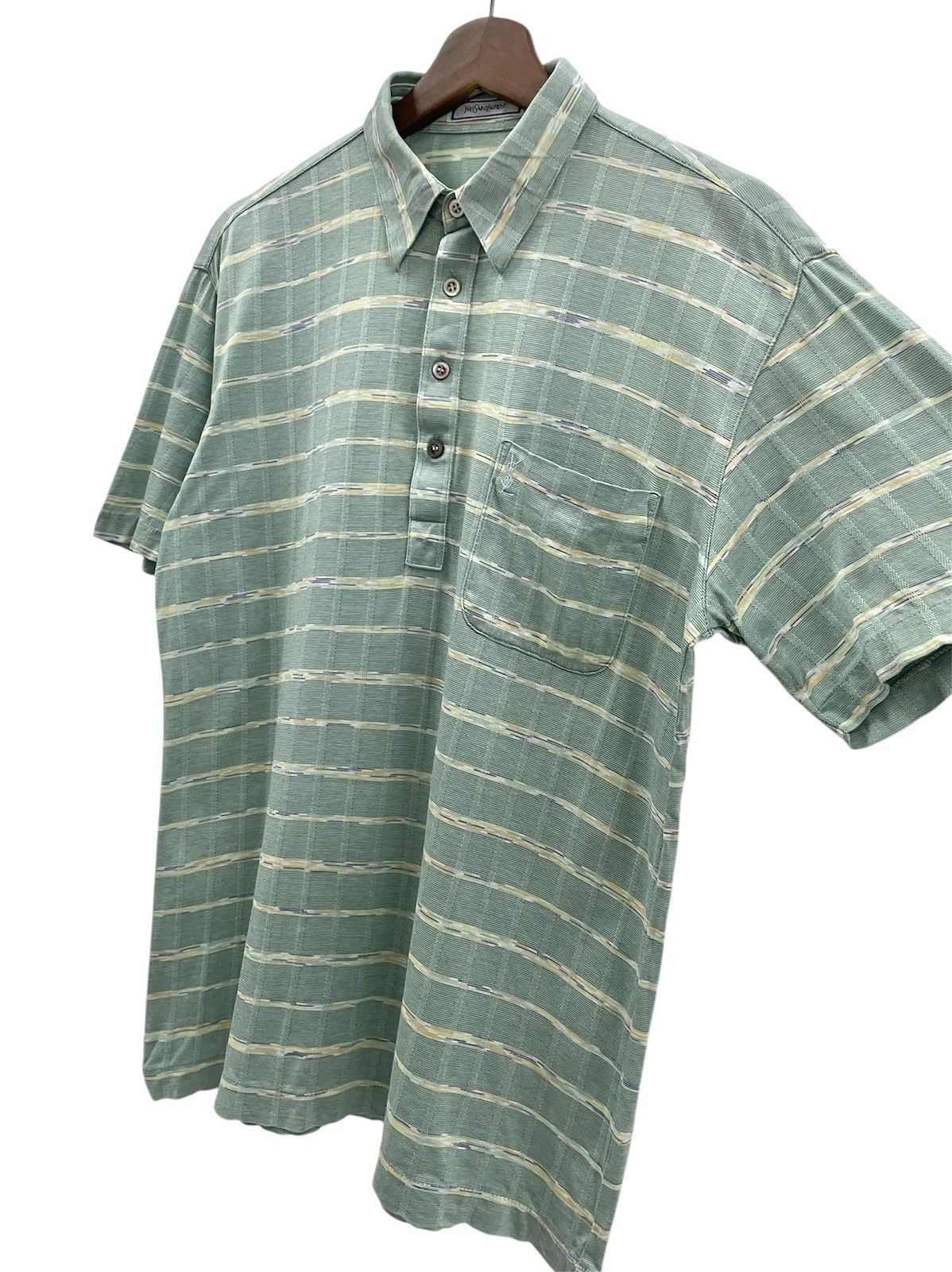 Designer × Yves Saint Laurent Vintage YSL Shirt Size US S / EU 44-46 / 1 - 5 Thumbnail