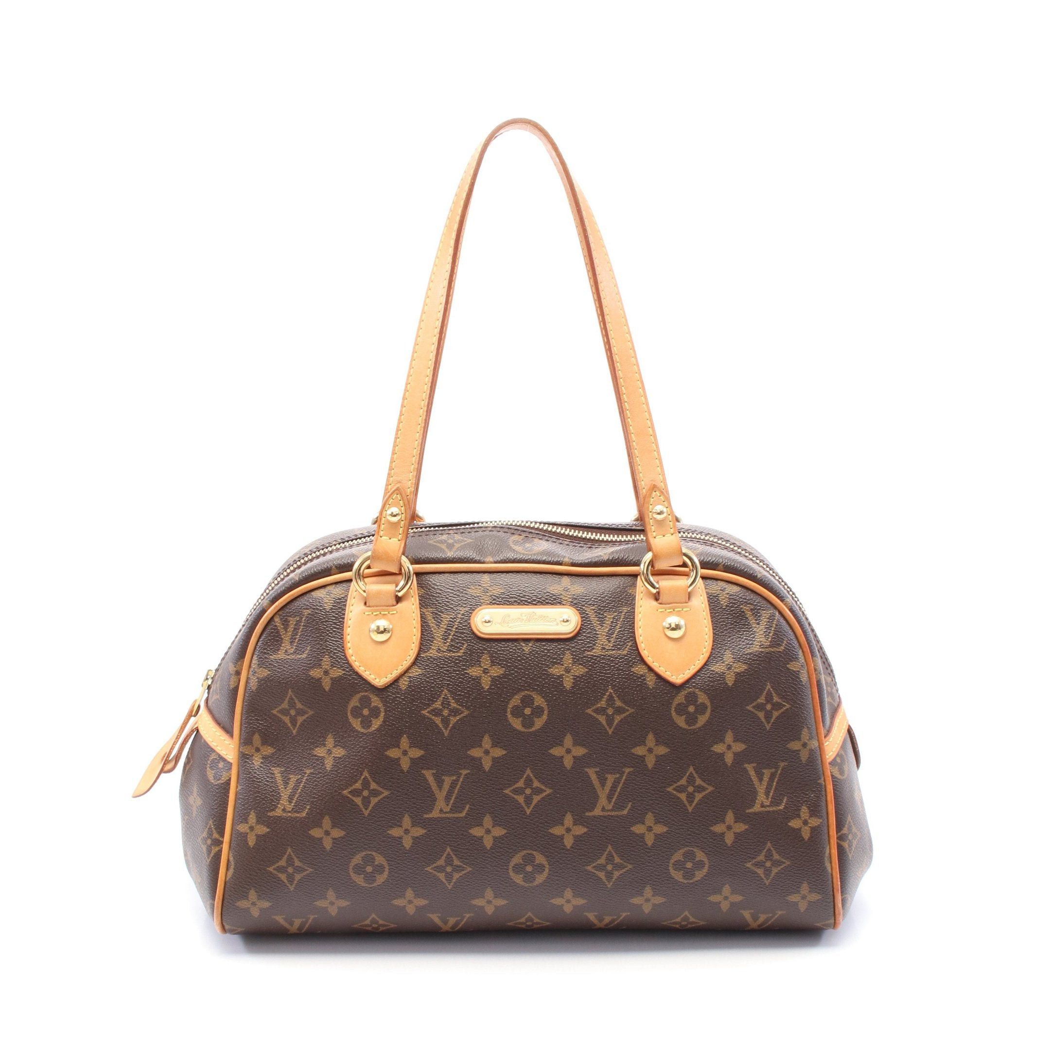 Louis Vuitton Louis Vuitton Montorgueil Pm Monogram Shoulder Bag Leather Brown Size ONE SIZE - 1 Thumbnail