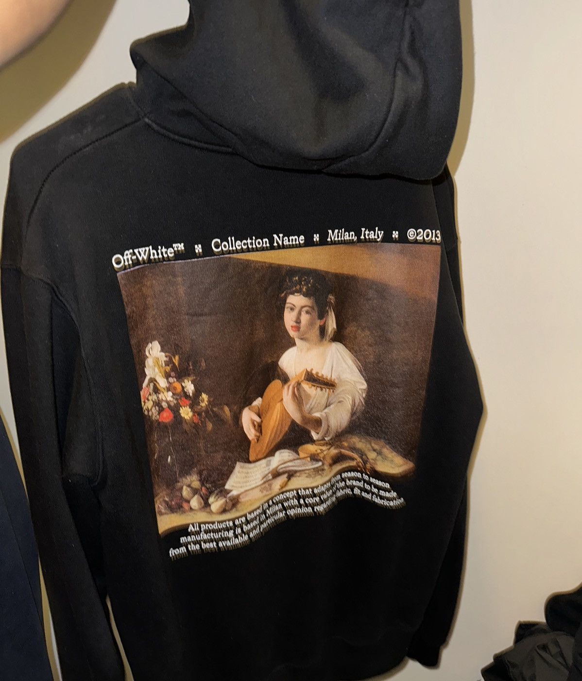 Off-White Caravaggio Lute Hoodie Size US M / EU 48-50 / 2 - 1 Thumbnail