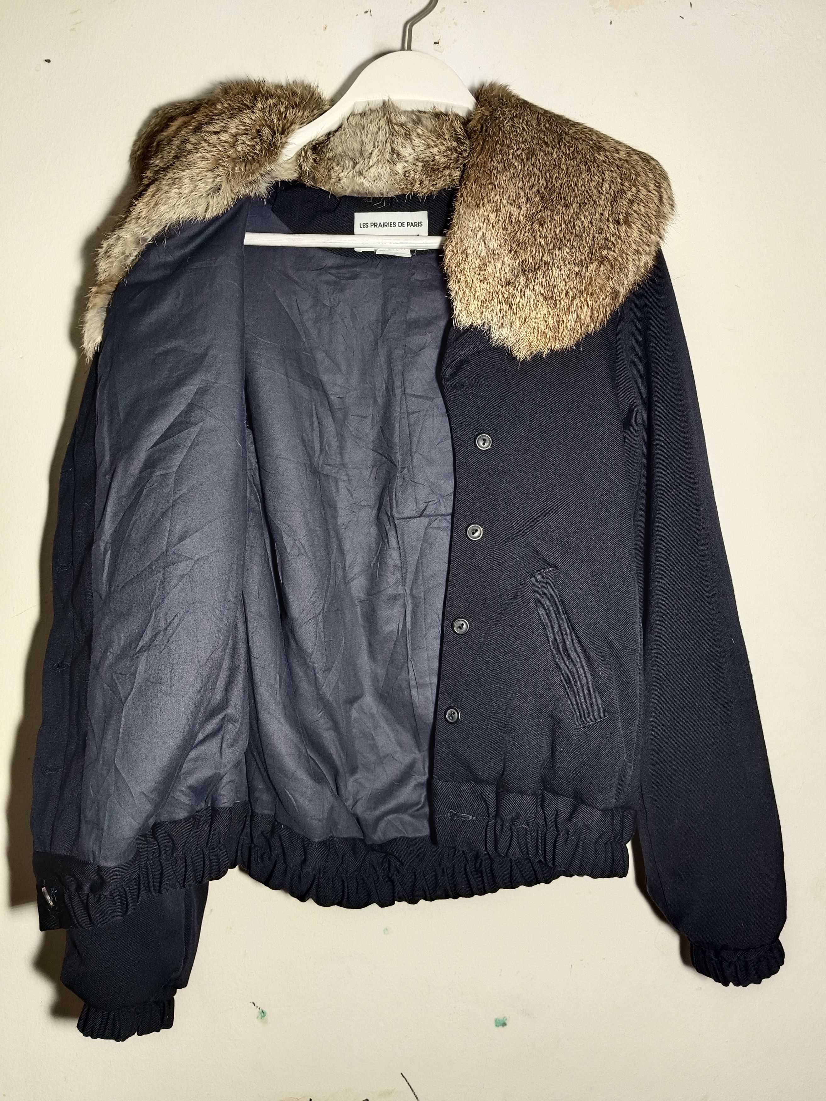 14th Addiction Fur Rabbit Les Prairies de Paris Jacket Coat Size US S / EU 44-46 / 1 - 3 Thumbnail