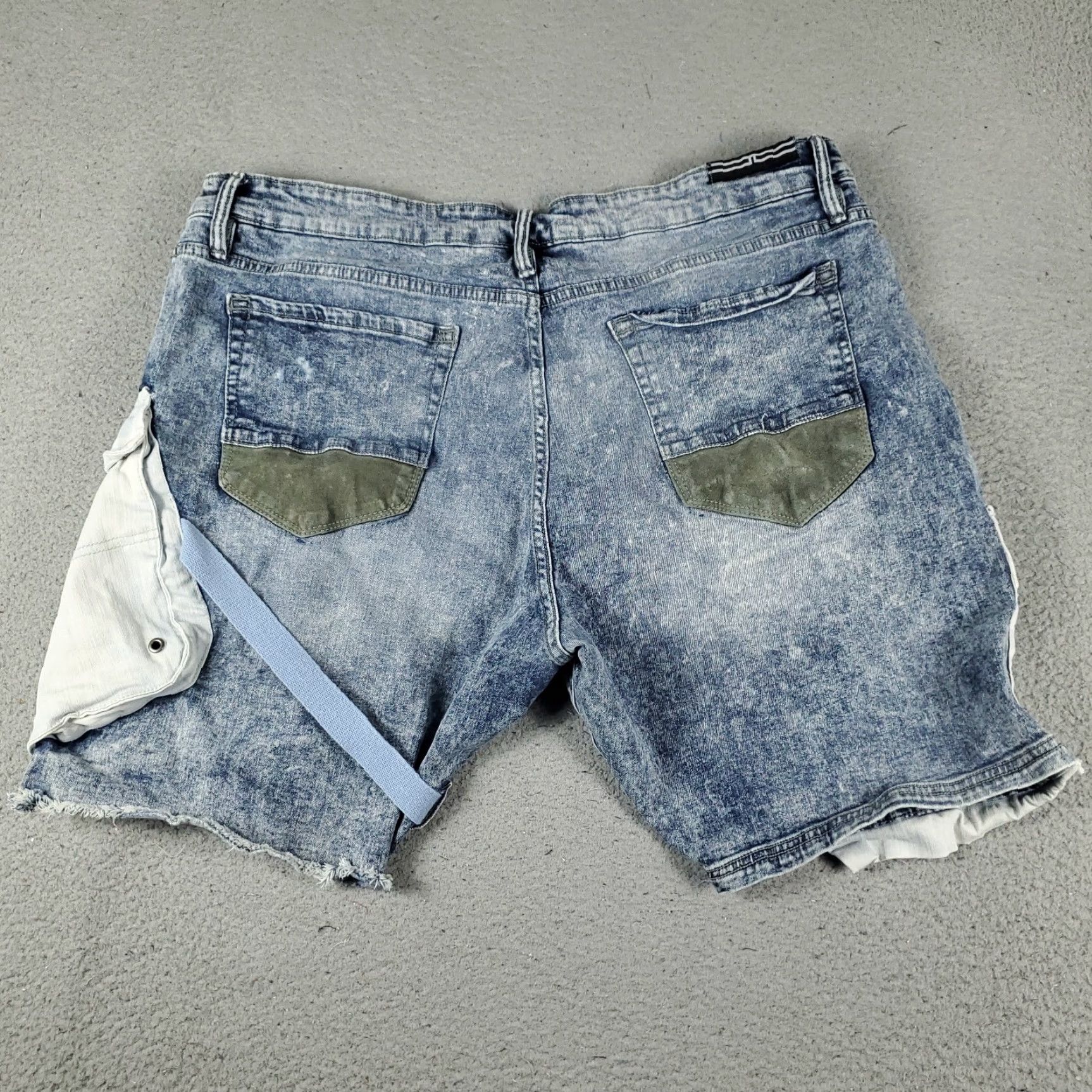 Jordan Craig Jordan Craig Cargo Shorts Mens Size 42 Blue Denim Regular Fit 5-Pocket Classic Size US 42 / EU 58 - 7 Thumbnail