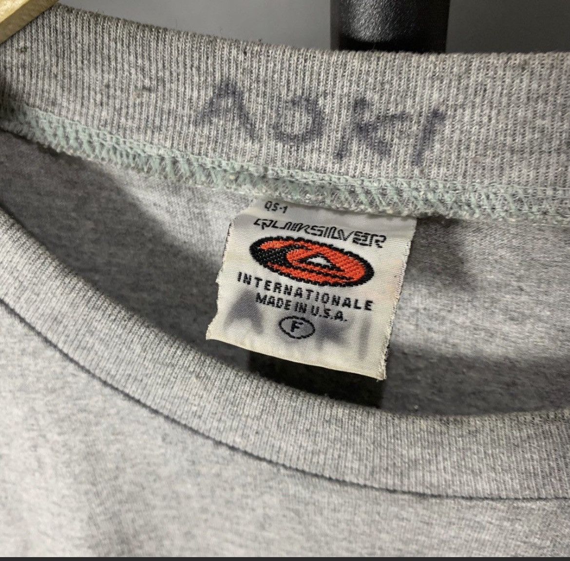 Quiksilver × Vintage Vintage Shortsleeve Quicksilver Size US XL / EU 56 / 4 - 4 Thumbnail