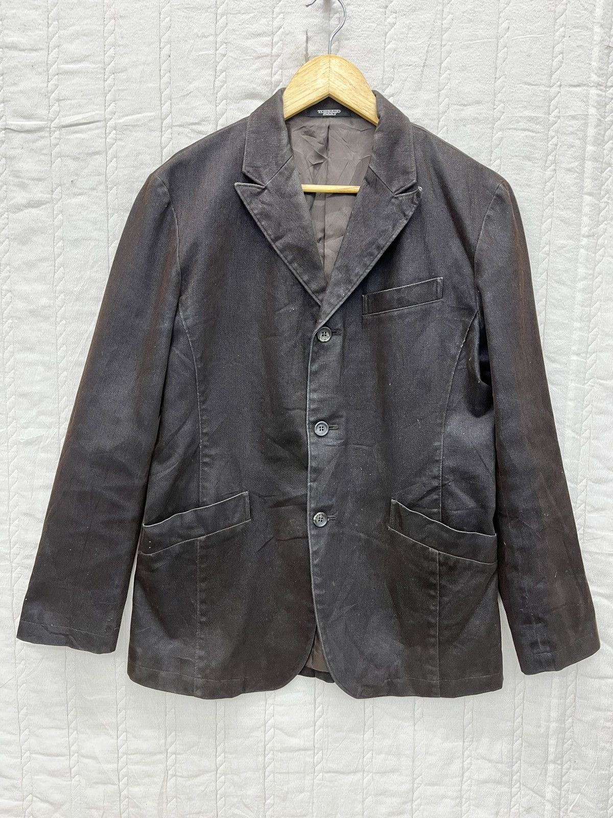 Tornado Mart ARCHIVE🔥TORNADO MART WAXED BLAZER JACKET Size M / US 6-8 / IT 42-44 - 1 Thumbnail