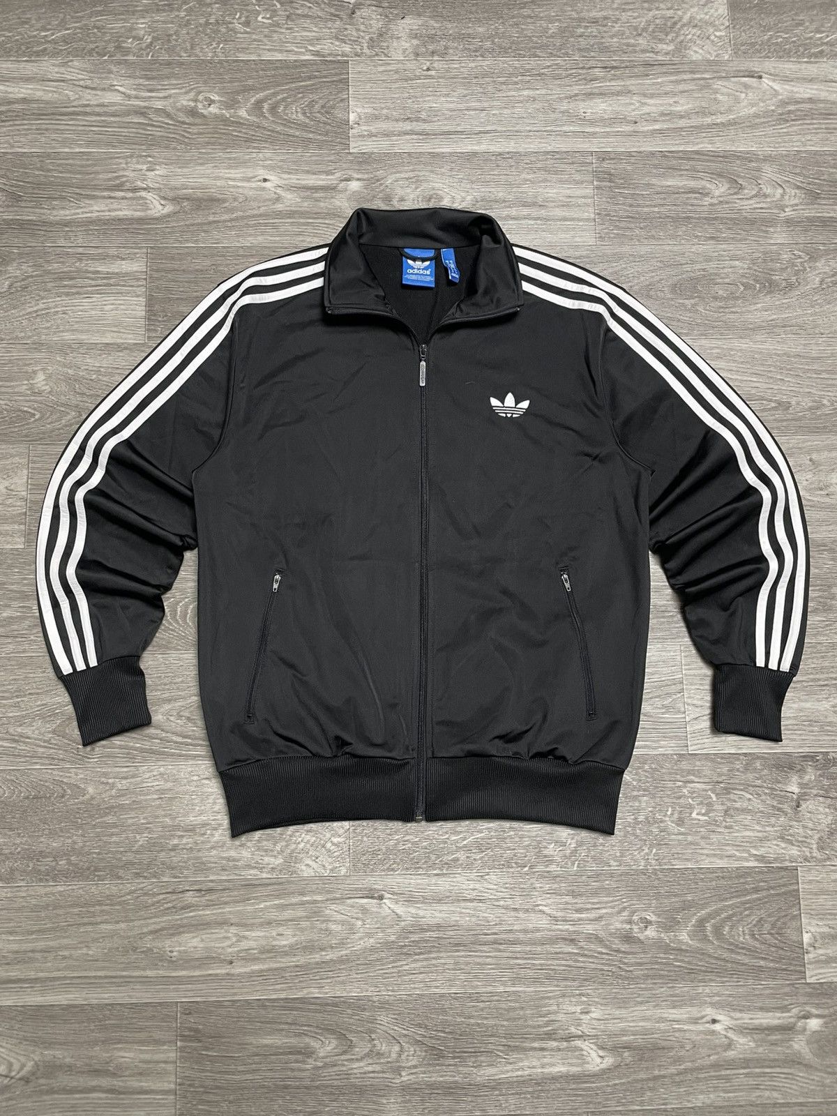 Adidas Adidas Fire Bird 3-Stripe Black Track Jacket Y2K Size US M / EU 48-50 / 2 - 1 Thumbnail