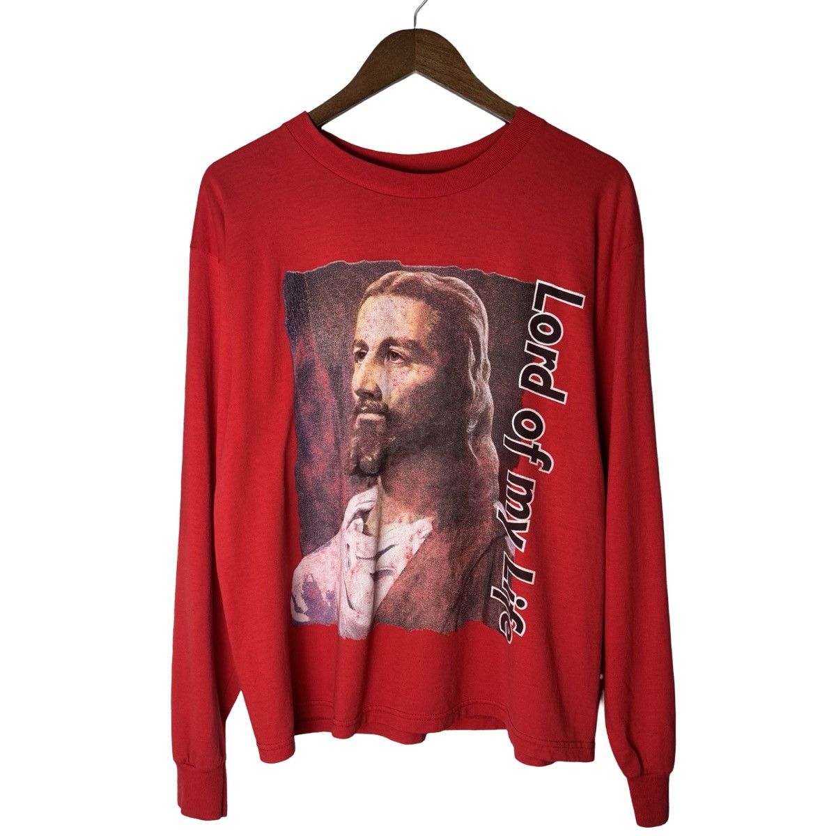 Other Vinta 90s Jesus Rap Tee Lord of My Life Men's L Red ERD Size US L / EU 52-54 / 3 - 1 Thumbnail