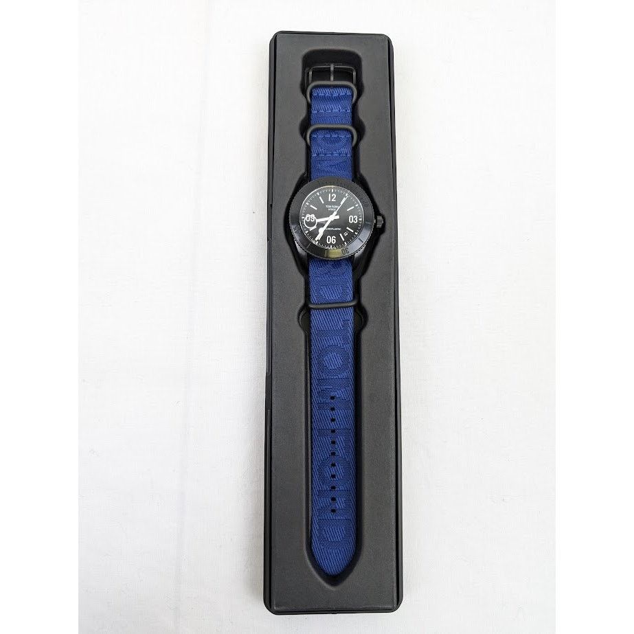 Tom Ford o1rshd1 Size: OS / Plastic Large Case Sports Watch in Blue Size ONE SIZE - 3 Thumbnail