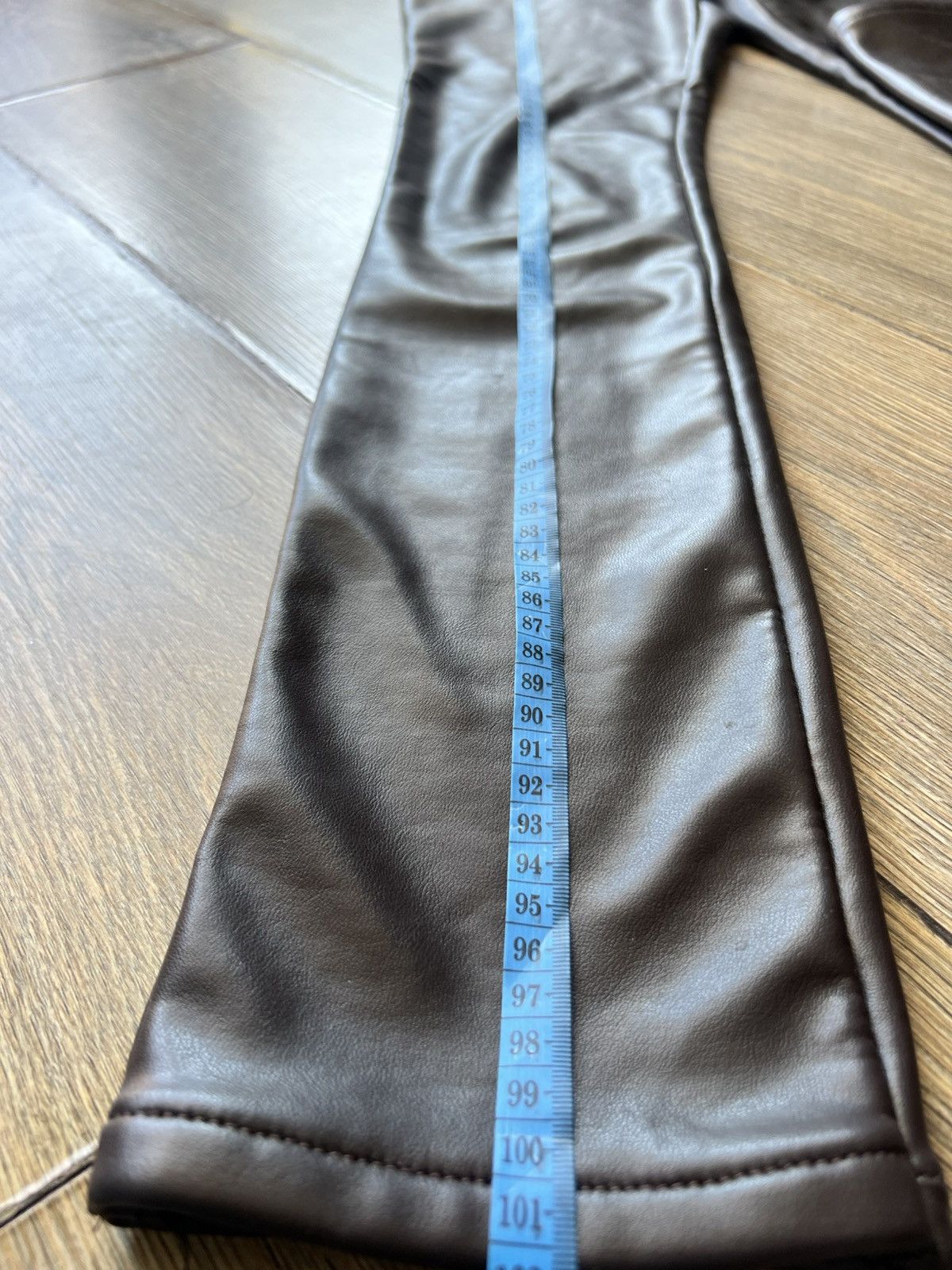 Versace Versace leather warm leggings Size 27" / US 4 / IT 40 - 18 Thumbnail