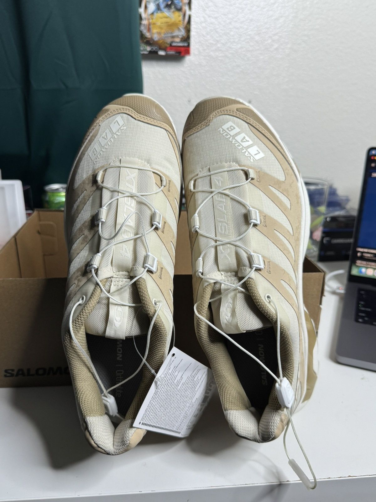Salomon Salomon XT-4 OG Protective Safari/Almond Milk NEW Ships Fast Size US 10.5 / EU 43-44 - 4 Thumbnail