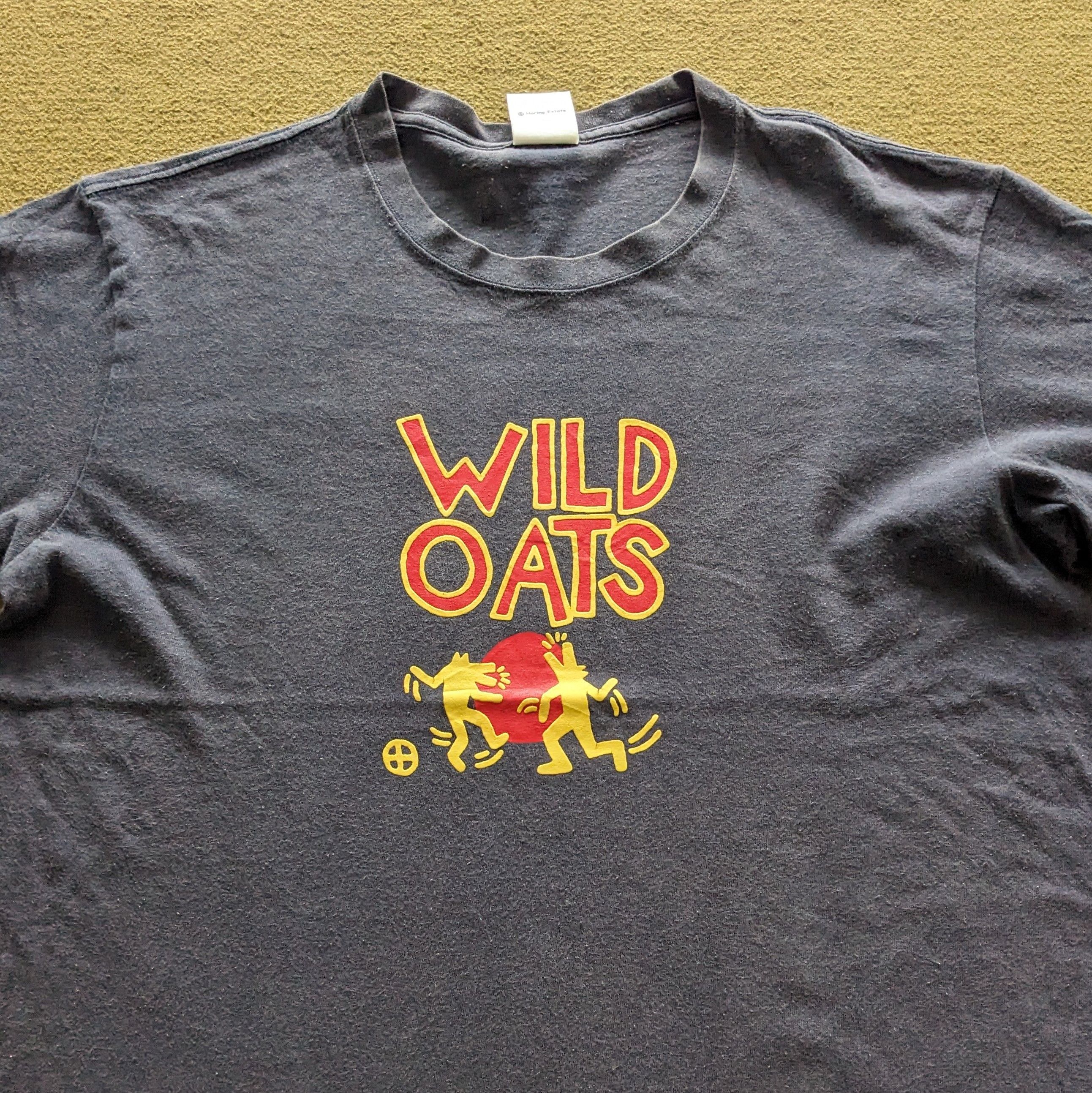 Vintage Vintage Keith Haring Wild Oats T-shirt Size US L / EU 52-54 / 3 - 2 Thumbnail