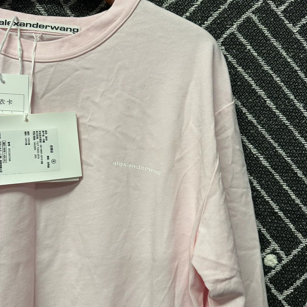 Alexander Wang Alexander Wang Pink LS Tee XS Unworn, Tags Size XS / US 0-2 / IT 36-38 - 2 Thumbnail