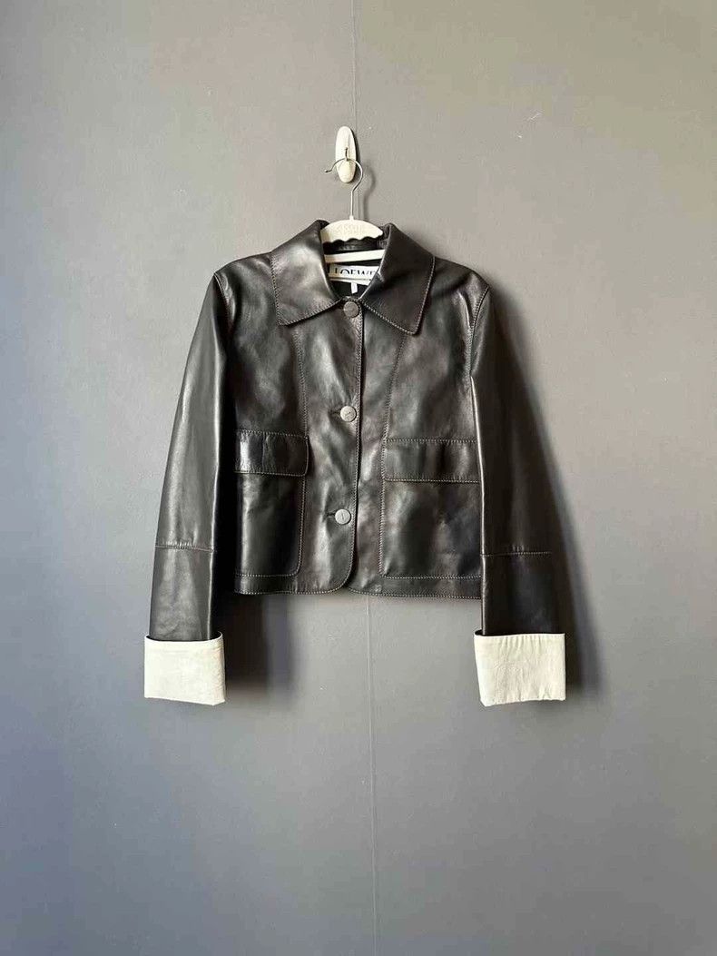 Loewe loewe 34Leather jacket 2505-Nextarrow Size US S / EU 44-46 / 1 - 1 Thumbnail