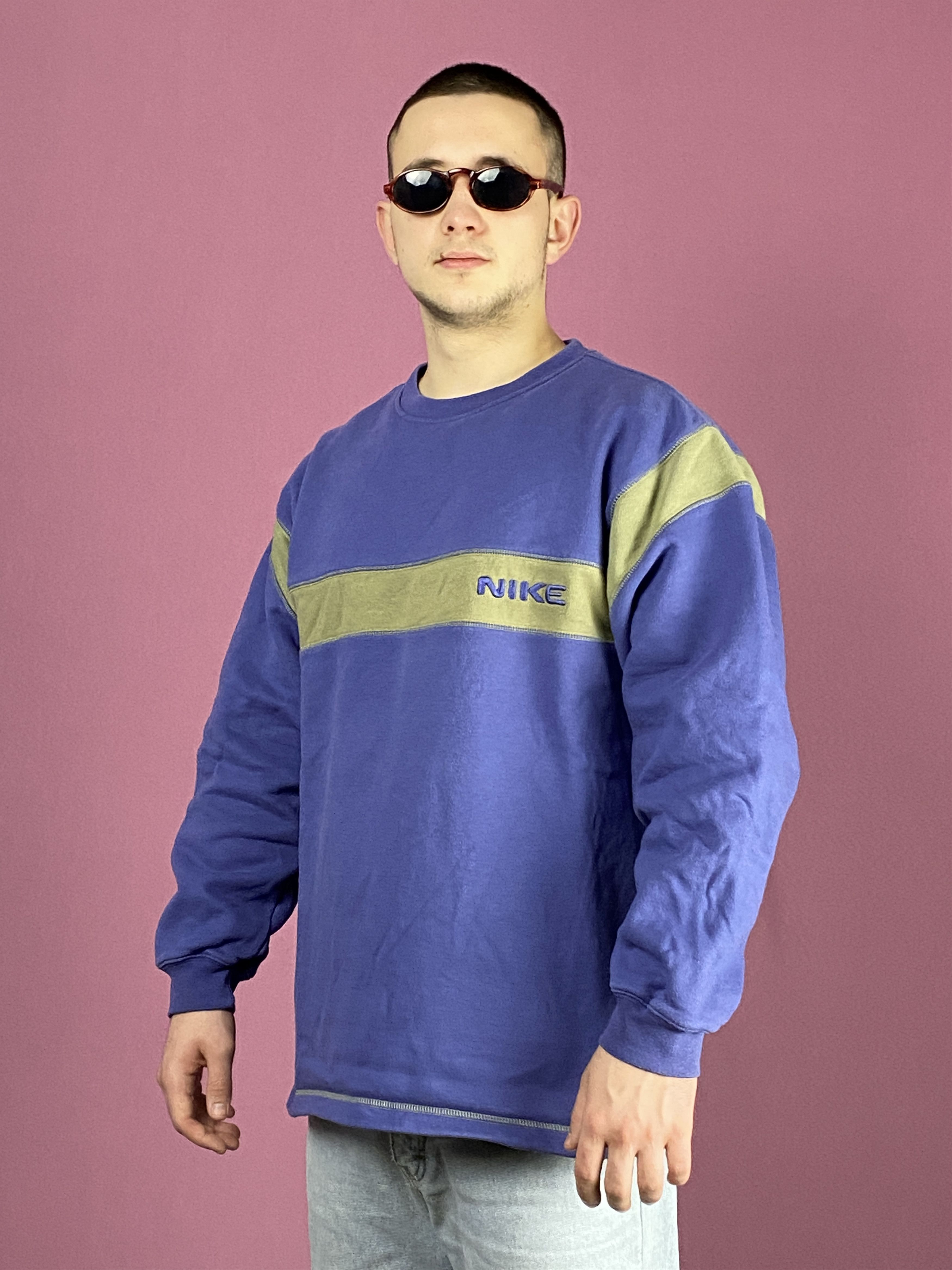 Nike × Vintage Y2K Nike Vintage Men's Sweatshirt - L Size US L / EU 52-54 / 3 - 2 Thumbnail