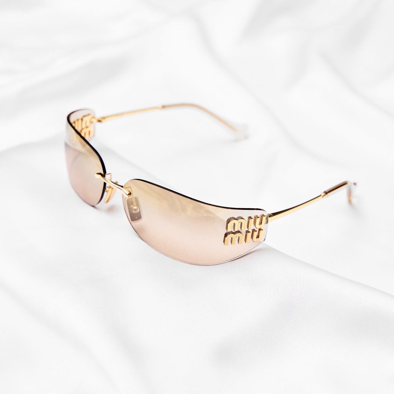 Miu Miu MIU MIU 0MU A51S 5AK20P SUNGLASSES Size ONE SIZE - 1 Thumbnail