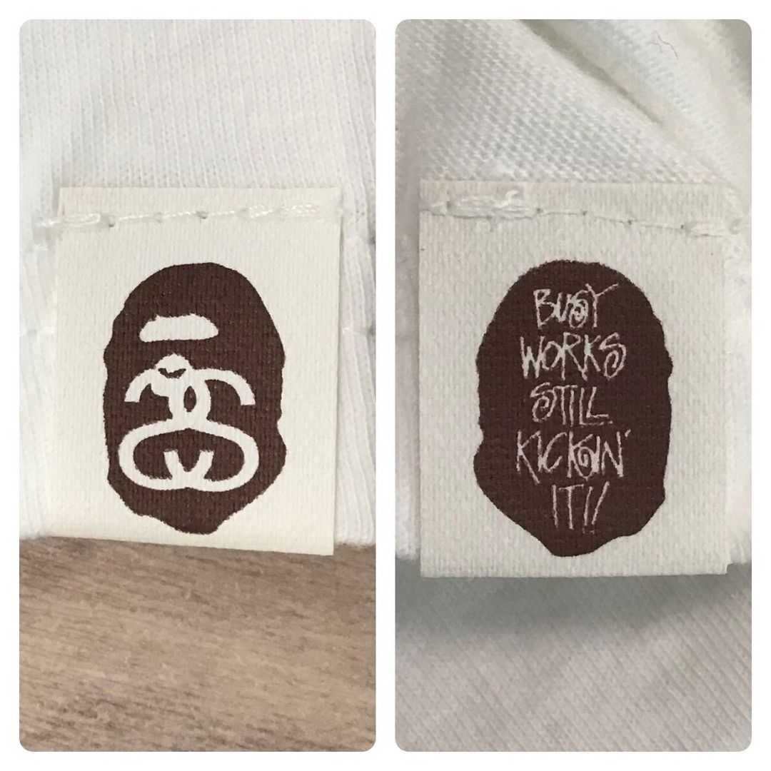 Bape × Stussy BAPE × stussy shark man T-shirt a bathing ape Size US M / EU 48-50 / 2 - 6 Thumbnail