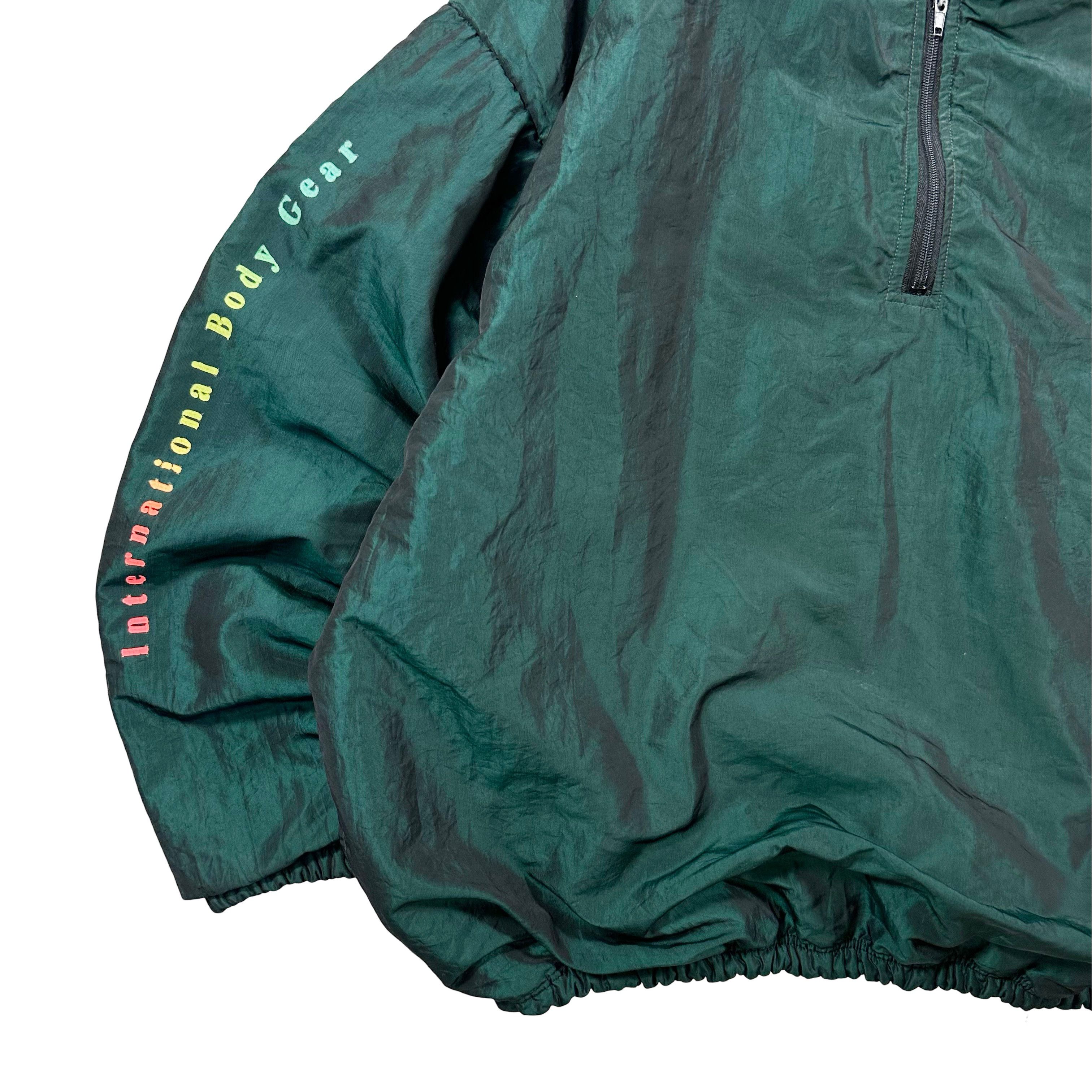 Vintage Vintage 90s Rare Whats Up Windbreaker Fluorescent Quarter Size US XL / EU 56 / 4 - 3 Thumbnail