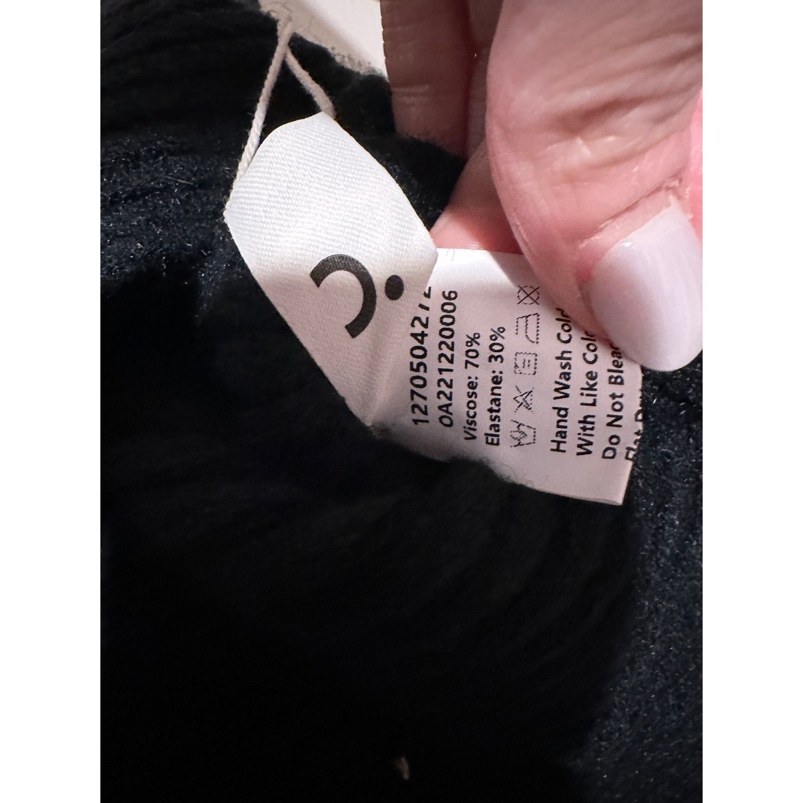 Other Commense Black Solid Open-Front Shrug Long Sleeve Sweater Size S / US 4 / IT 40 - 8 Thumbnail