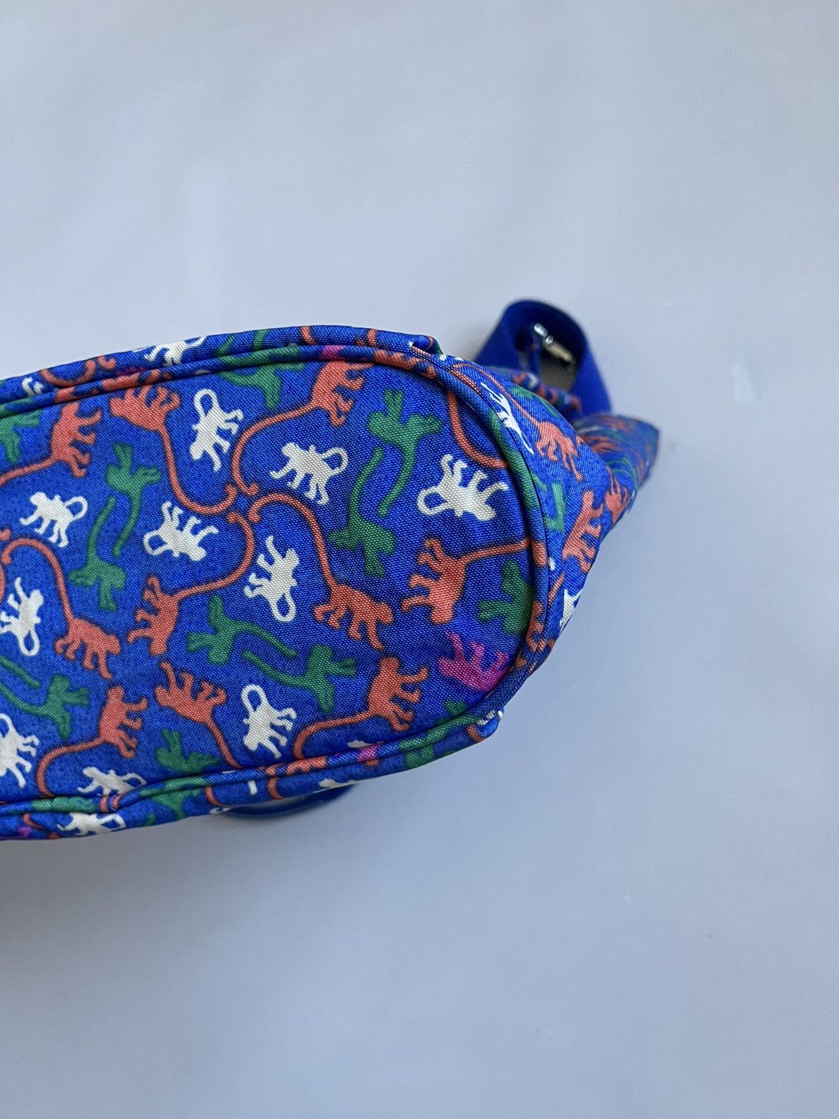Other Kipling Women Blue Monogram Synthetic Shoulder Bag Size ONE SIZE - 8 Thumbnail