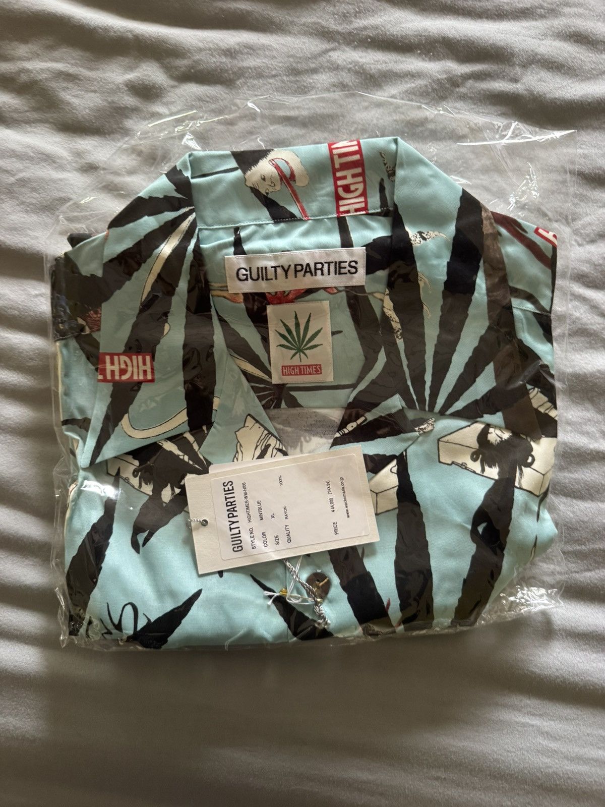 Wacko Maria WACKO MARIA High Times / Hawaiian Shirt "blue” Size US XL / EU 56 / 4 - 4 Thumbnail