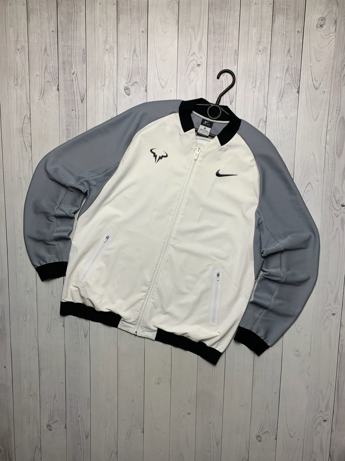 Nike × Vintage Vintage Nike Tennis jacket Rafael Nadal size M logo Size US M / EU 48-50 / 2 - 1 Thumbnail