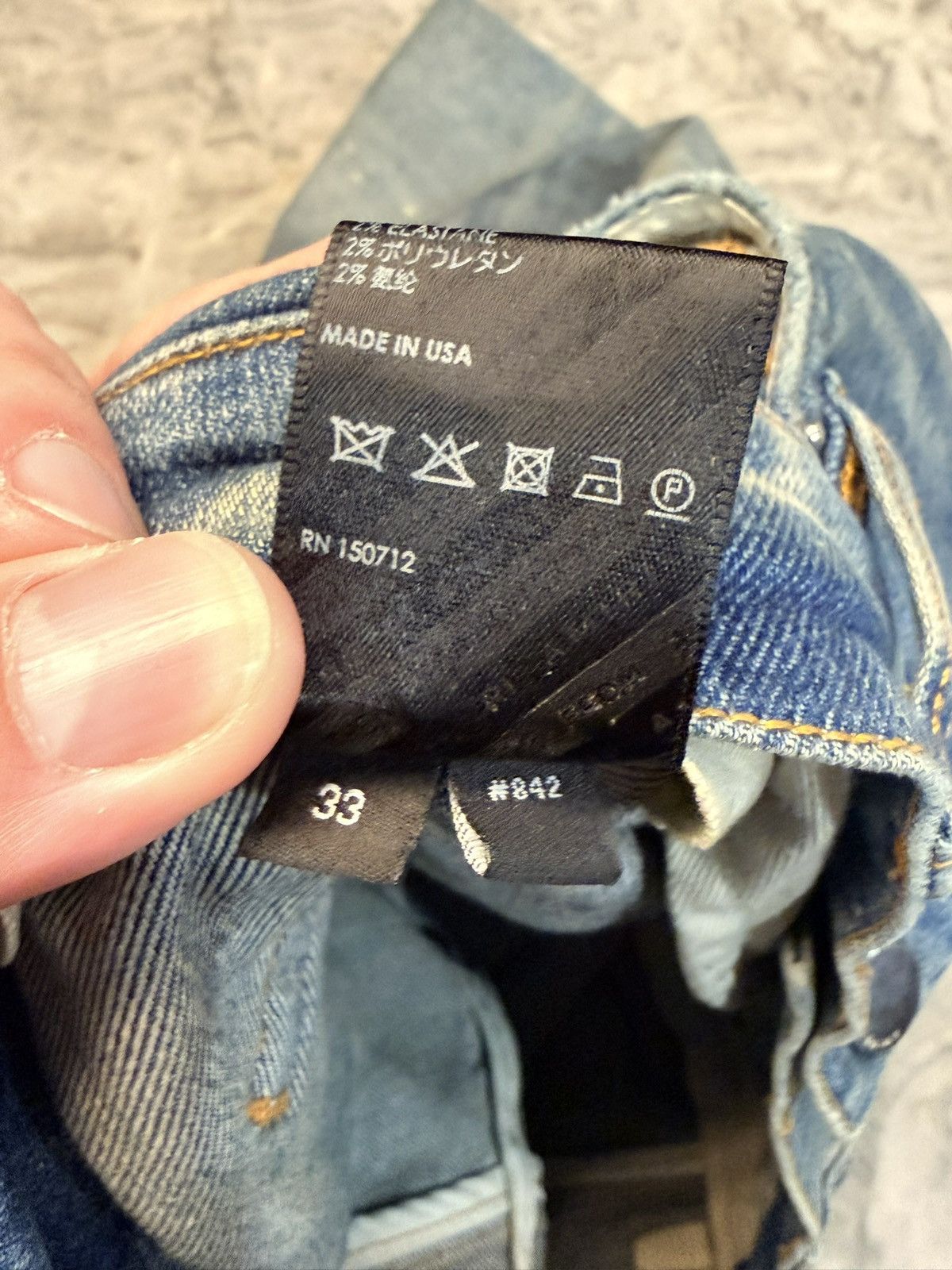Amiri TCGW AMIRI jeans Blue Size 33 ($920 Retail) Size US 33 - 7 Thumbnail