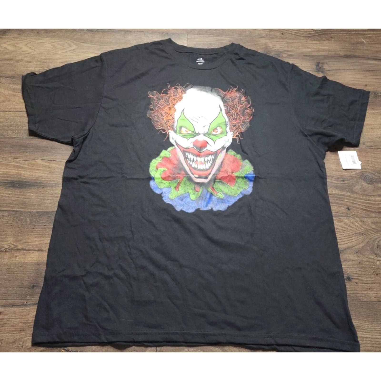 Vintage EVIL CLOWN Graphic Tee T-Shirt Men 2XL Black Halloween Mens Size US XXL / EU 58 / 5 - 3 Thumbnail