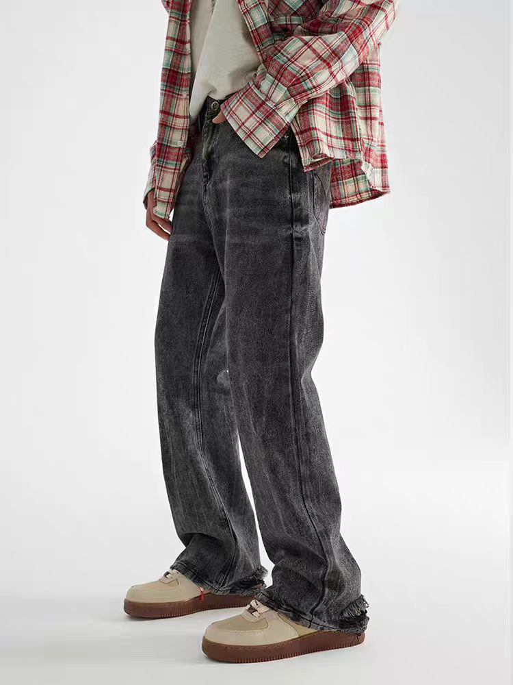 Japanese Brand × Jean Vintage street wash faded micro flare jeans Size US 36 / EU 52 - 3 Thumbnail