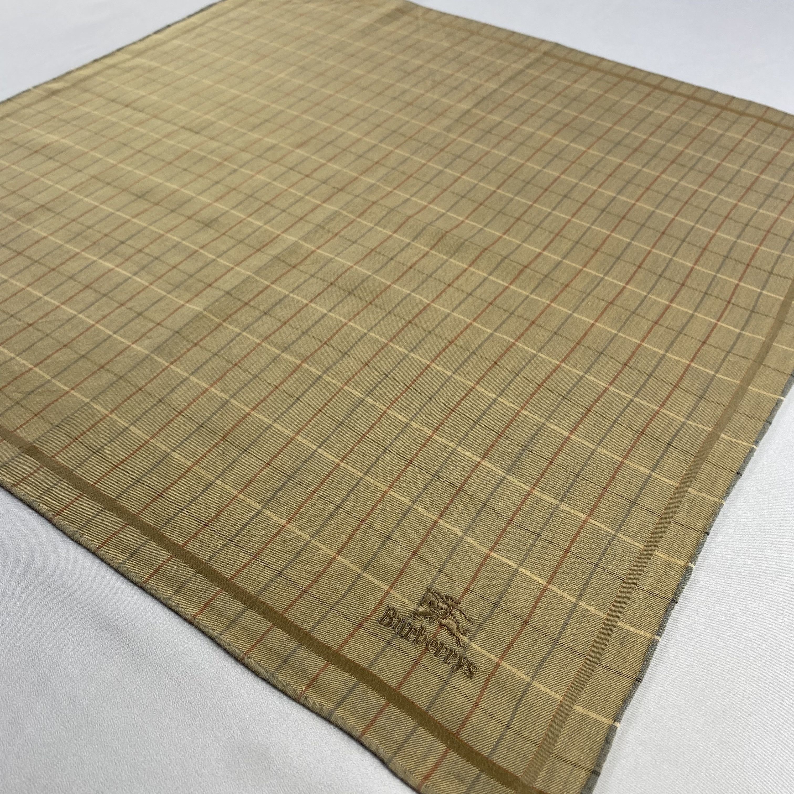 Burberry × Vintage Burberry Handkerchief / Neckerchief / Bandana-P1260 Size ONE SIZE - 2 Thumbnail