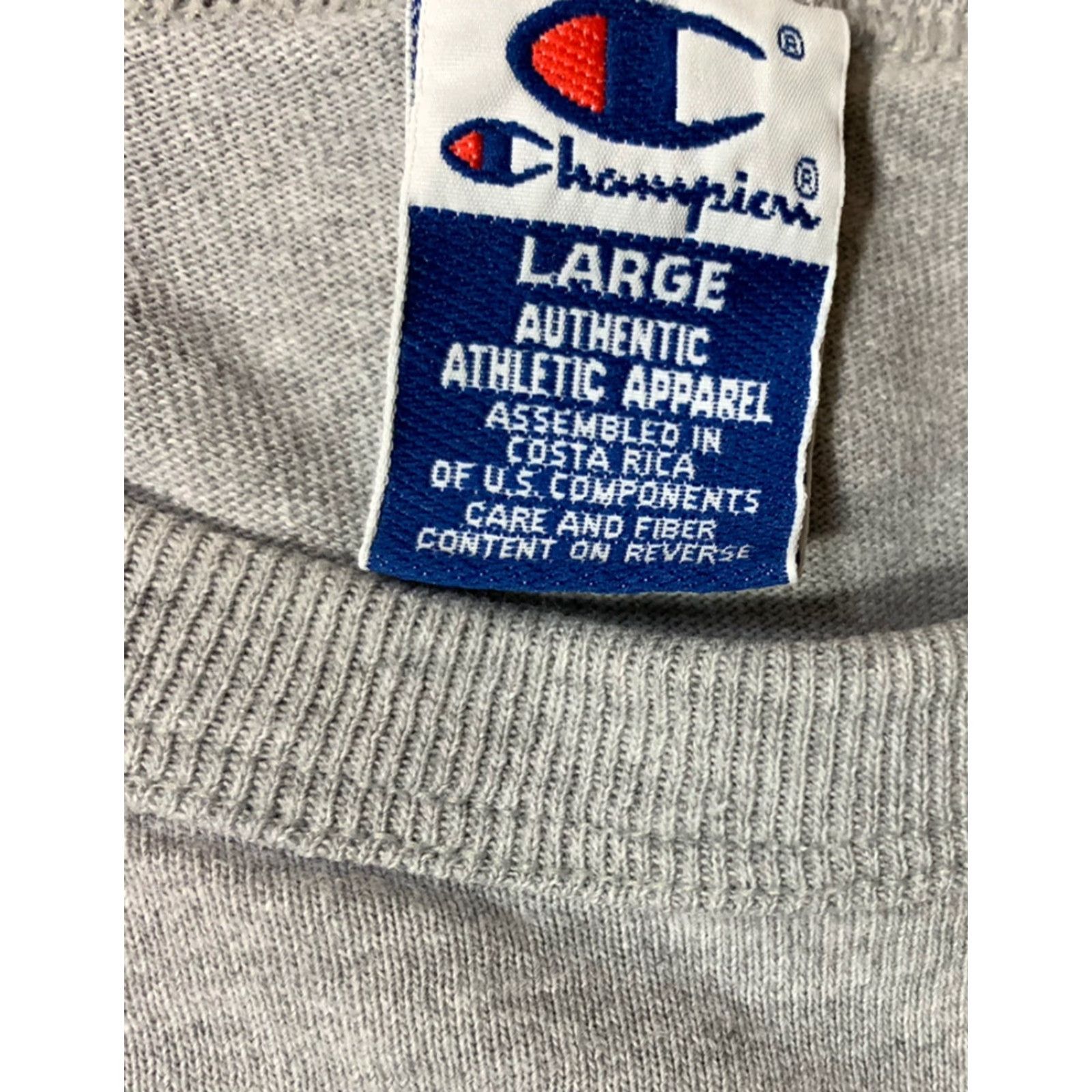 Champion VINTAGE 90s Champion Gray Short Sleeve T Shirt Adult Large Mens Size US L / EU 52-54 / 3 - 3 Thumbnail