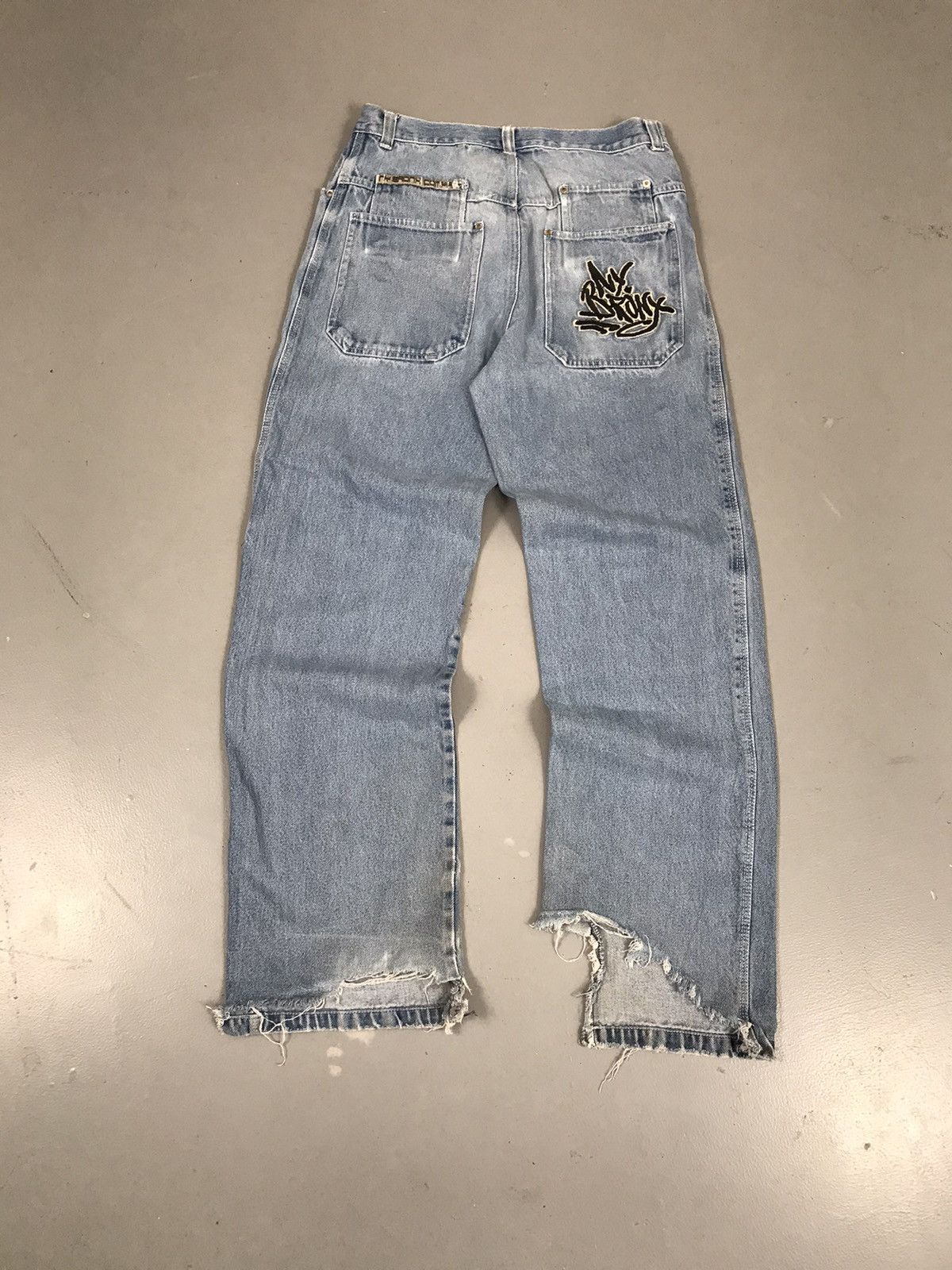 JNCO × Southpole × Vintage Vintage Y2K wxy embroidered denim Size US 31 - 1 Thumbnail