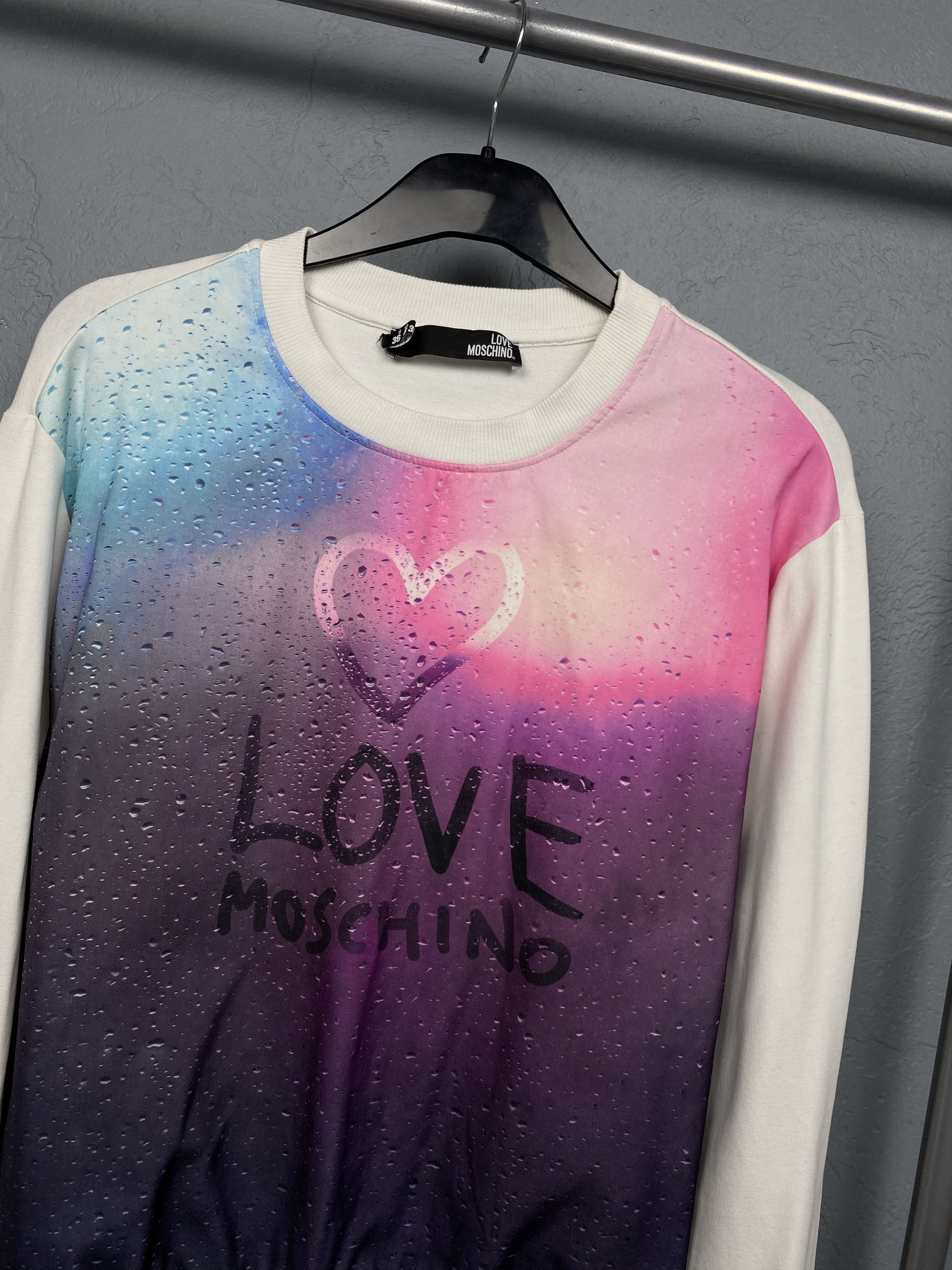 Moschino Love Moschino Womens Crew Neck Sweatshirt Size S / US 4 / IT 40 - 2 Thumbnail
