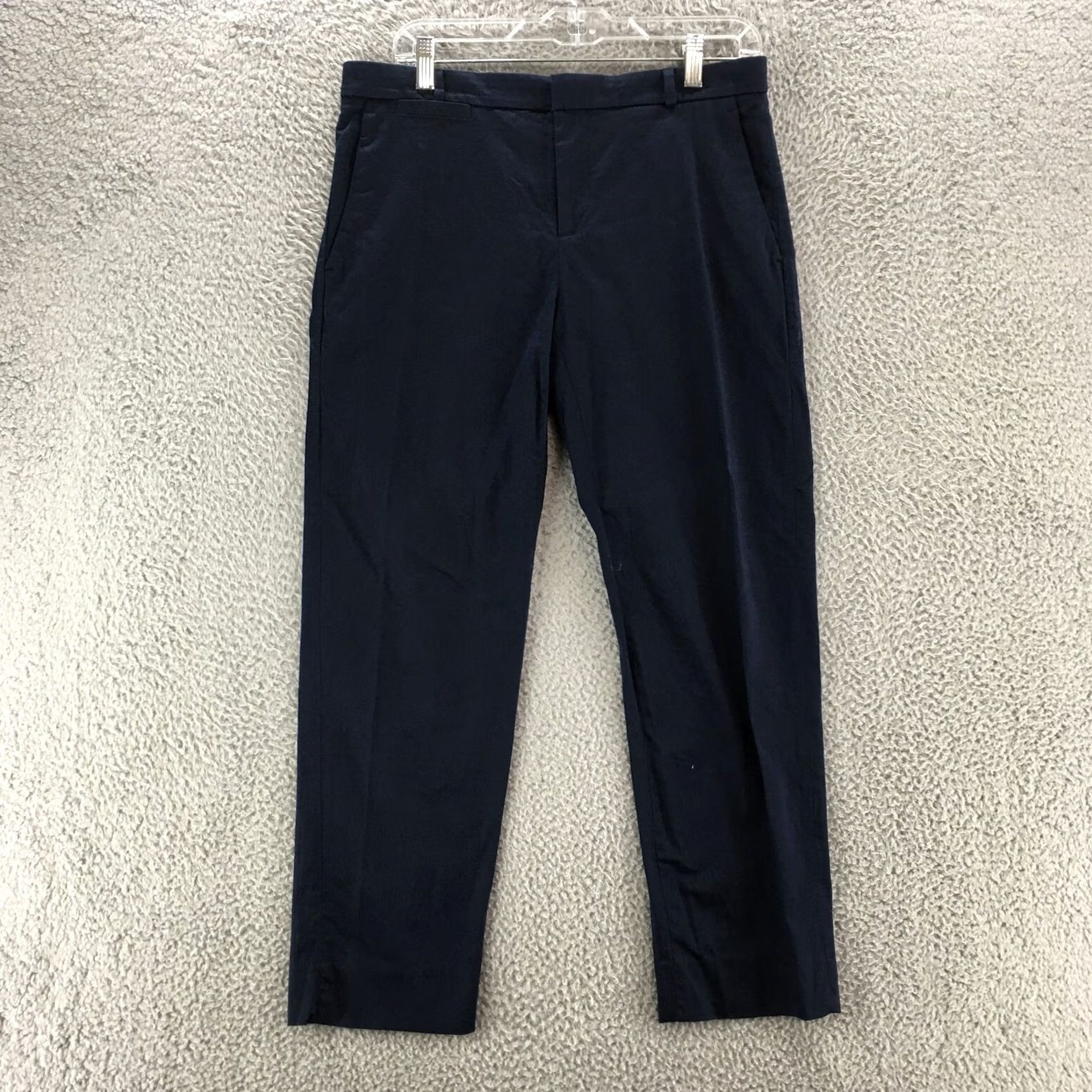 Banana Republic Banana Republic The Avalon Pants Womens 6 Blue Cotton Blend Mid Rise Zip Fly Chino Flat Front Regular Straight Pants Mens Womens Girls Boys Size 28" / US 6 / IT 42 - 2 Thumbnail