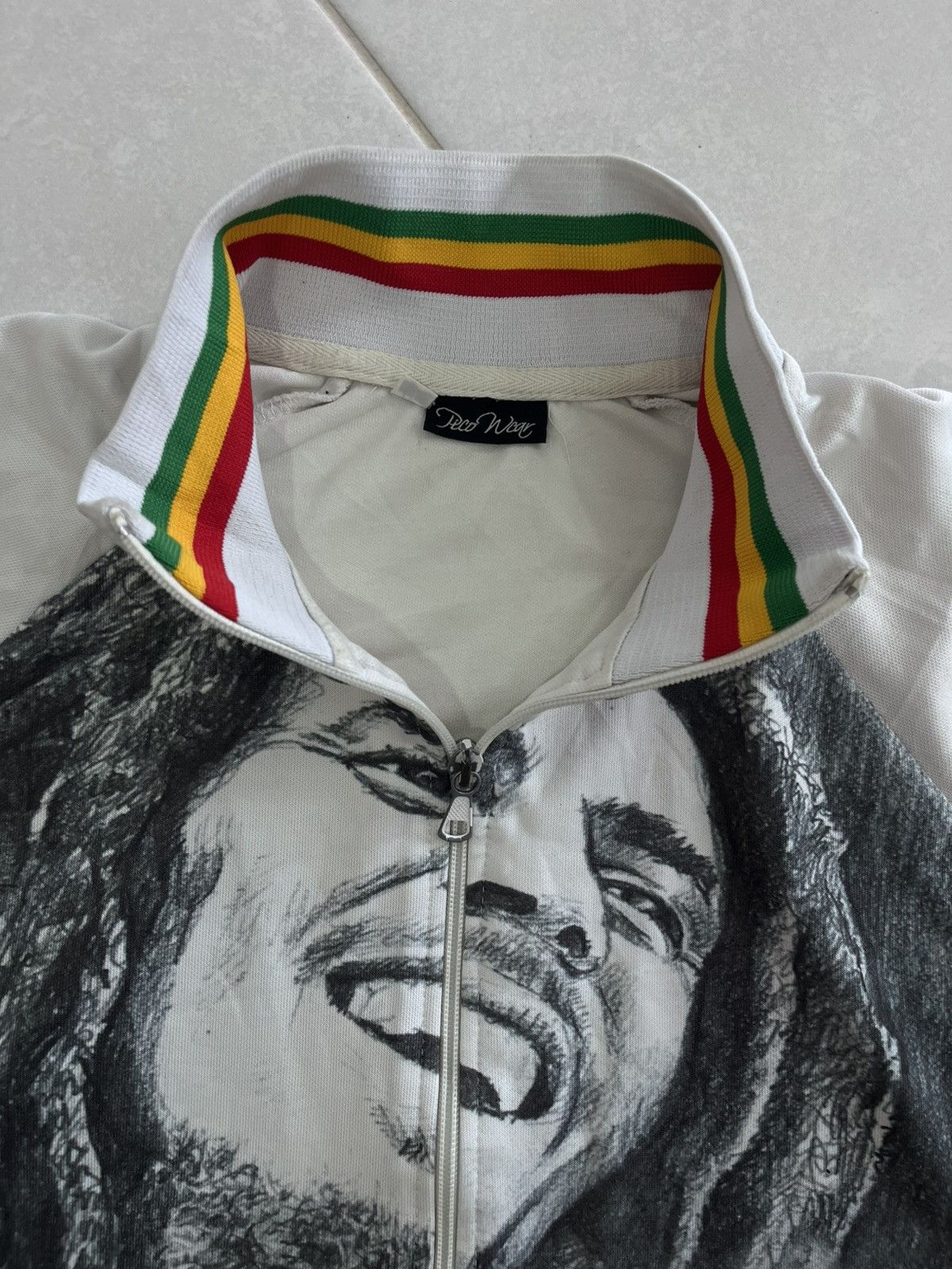 Vintage Vintage bob marley zip up jacket Size US L / EU 52-54 / 3 - 3 Thumbnail