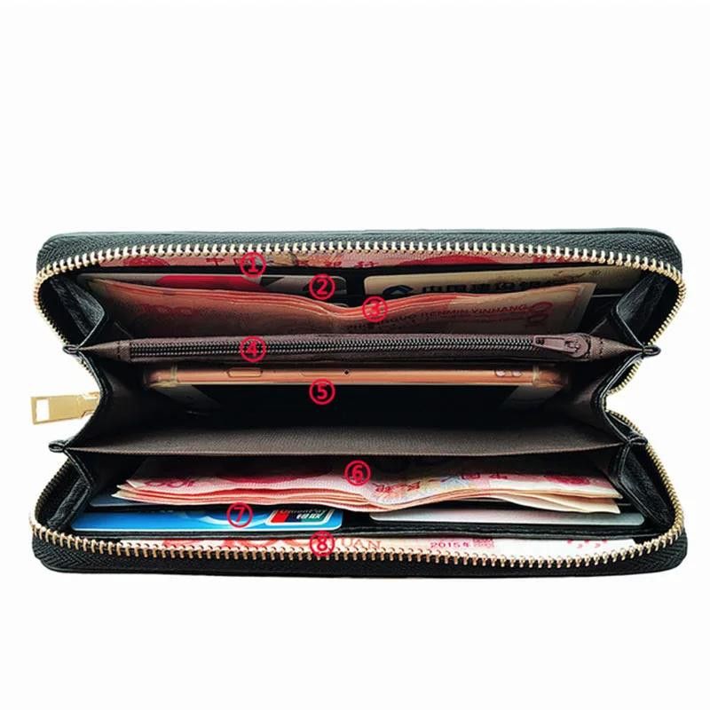 Other Rose Flower Pattern Long Wristlet Wallet for Women Size ONE SIZE - 2 Thumbnail