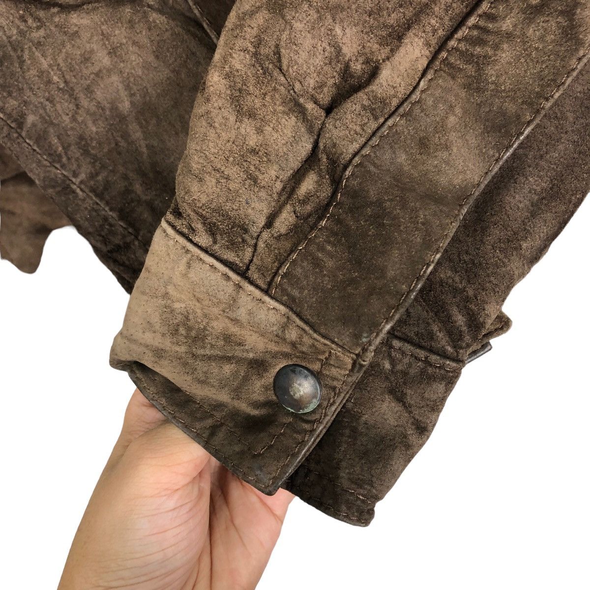 Japanese Brand 🔥90’s Vintage Genuine Leather Cargo Jacket Multi Pocket Y’S Size US M / EU 48-50 / 2 - 12 Thumbnail