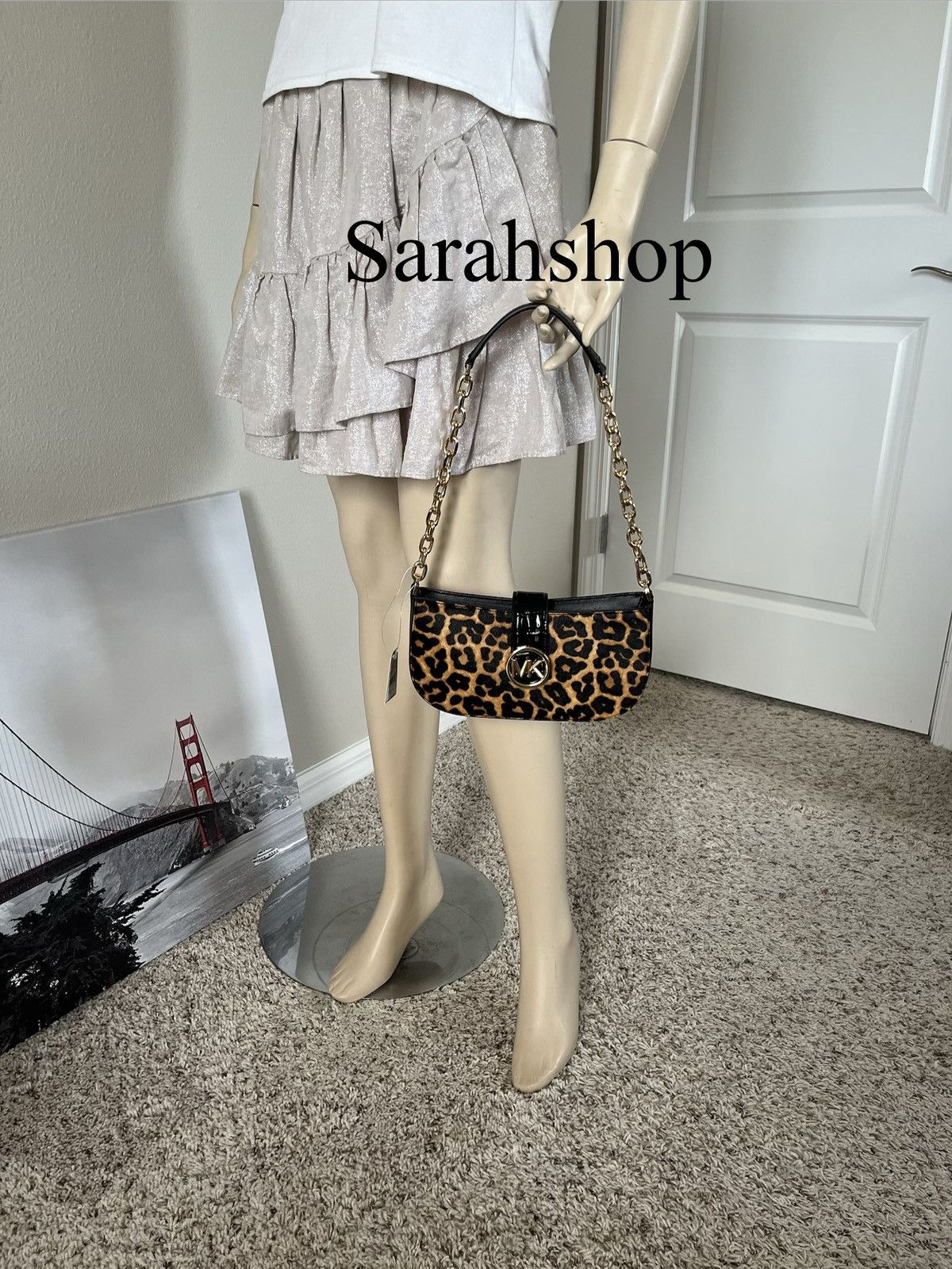 Michael Kors Michael Kors Carmen Small Pouchette Size ONE SIZE - 8 Thumbnail